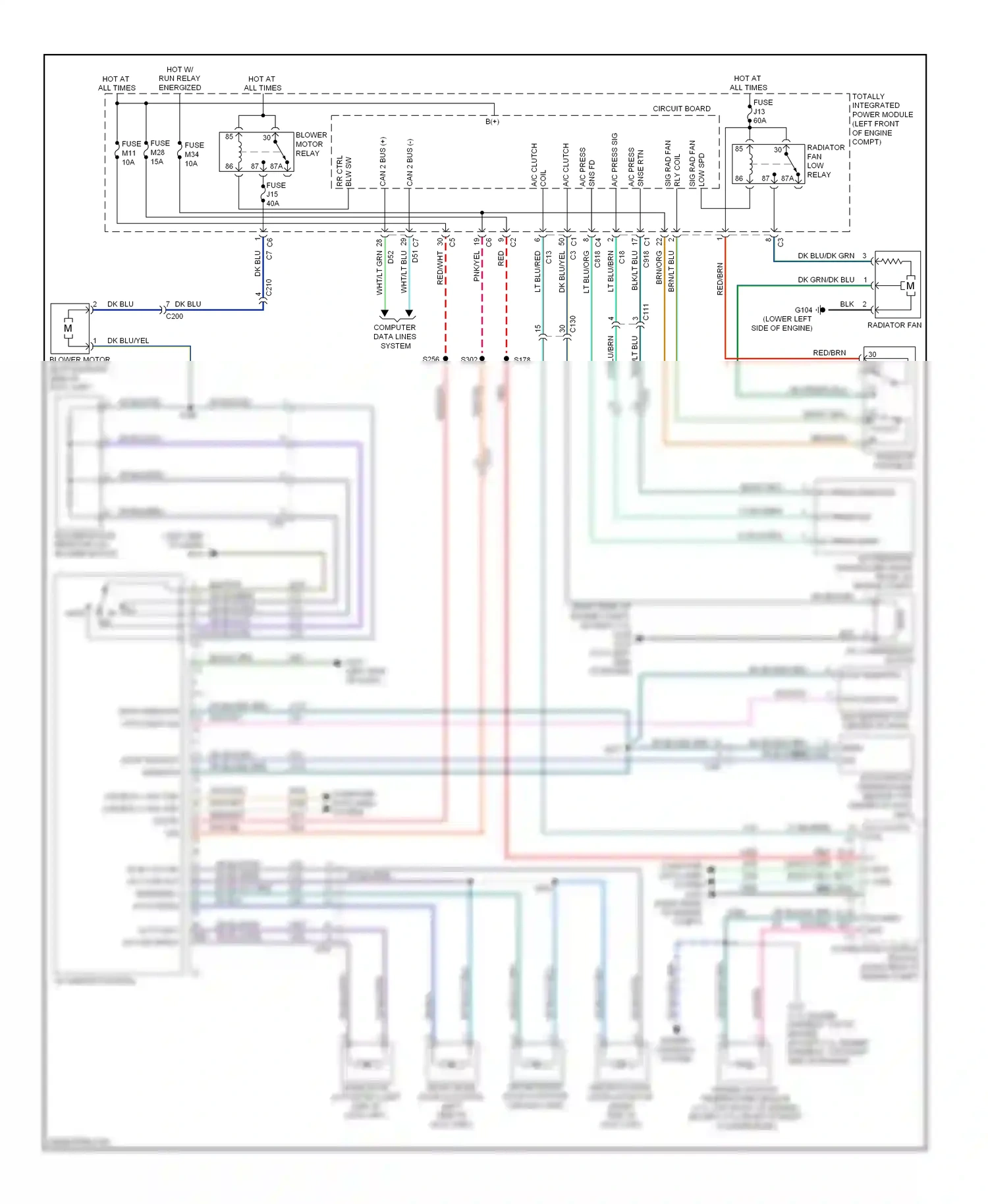 RAM Pickup 1500  (2011-2012) computer data lines system wiring diagram  (8 of 53)