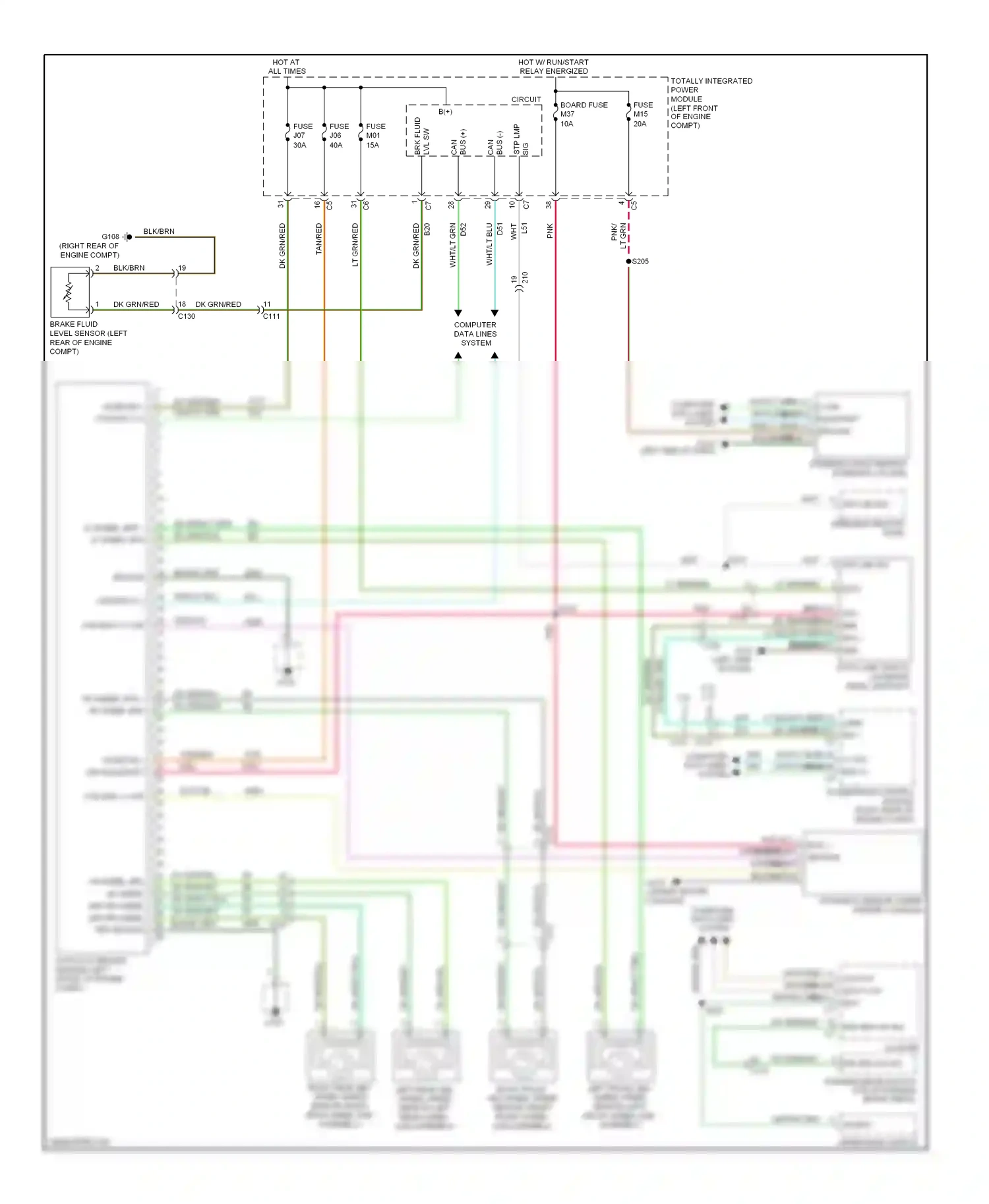 RAM Pickup 1500  (2011-2012) computer data lines system wiring diagram  (1 of 53)