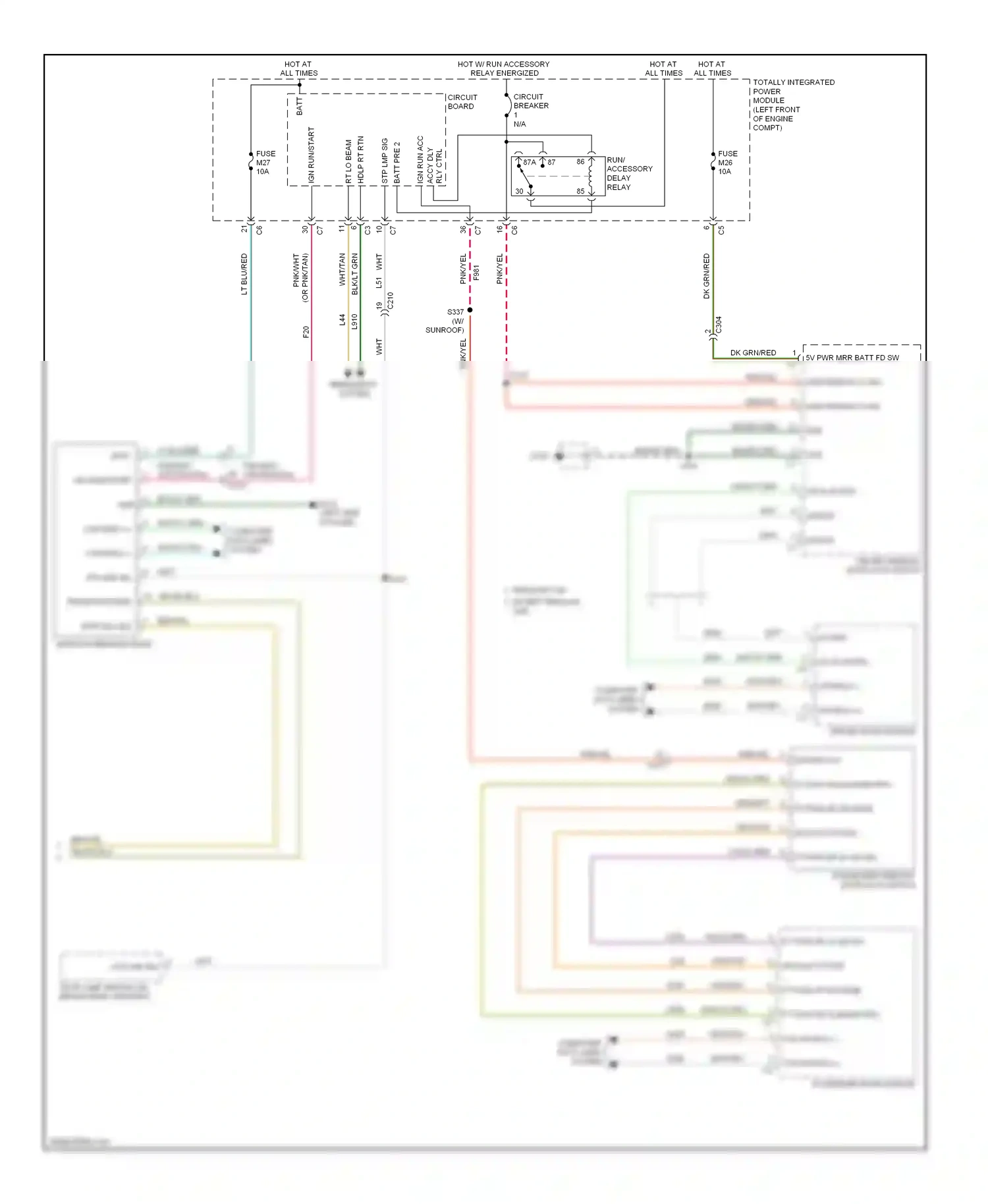RAM Pickup 1500  (2011-2012) ignition wireless node wiring diagram  (1 of 3)