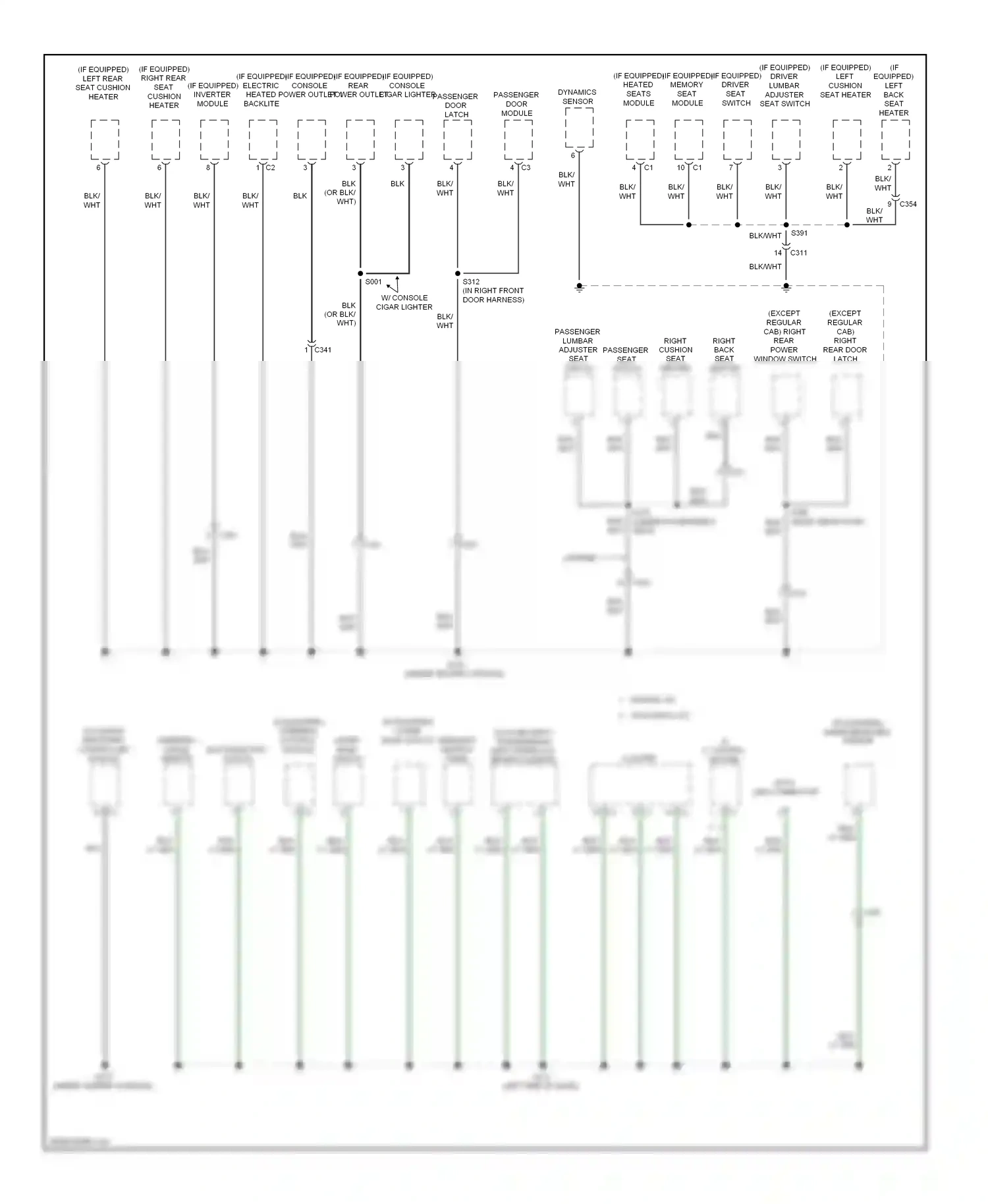 RAM Pickup 1500  (2011-2012) wireless ignition node wiring diagram  (3 of 4)