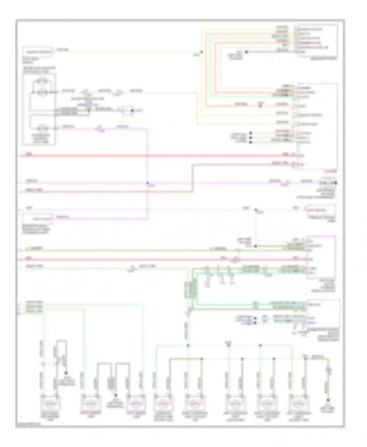 Pickup 2500 RAM  (2011-2012): Exterior lamps circuit (2 of 2)