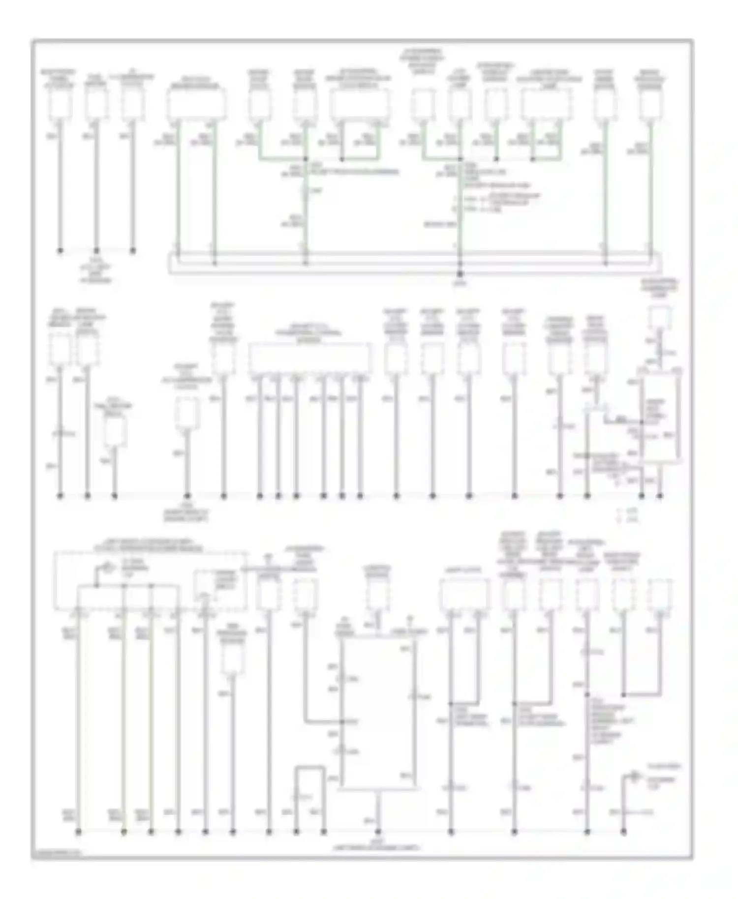 Pickup 2500 RAM  (2011-2012): Ground distribution circuit (3 of 3)
