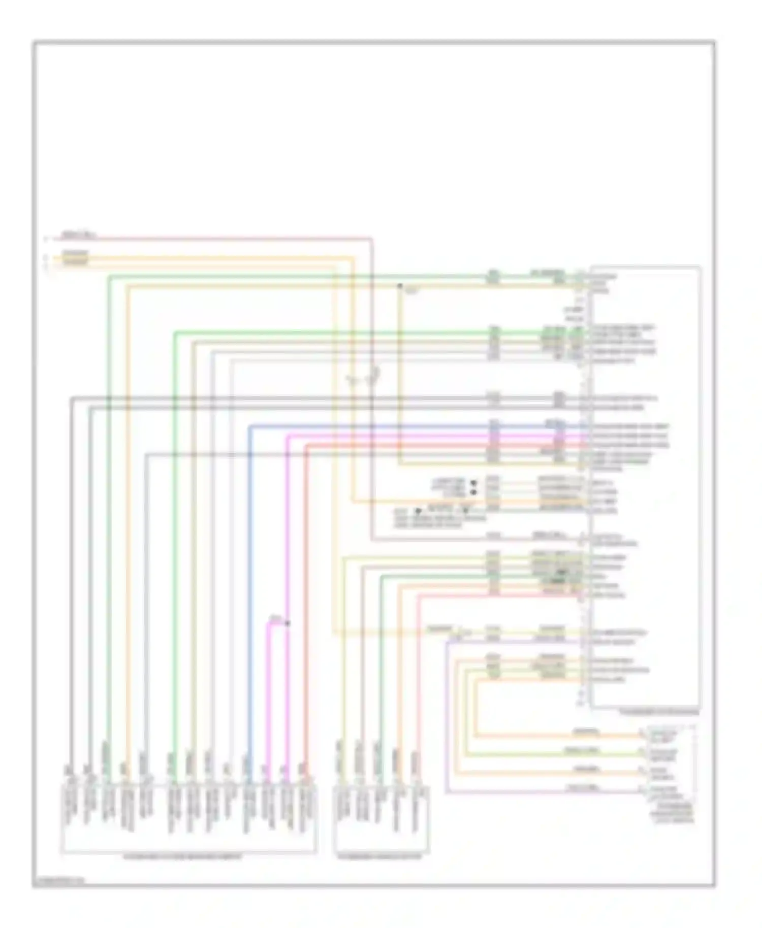 Pickup 2500 RAM  (2011-2012): Memory mirrors circuit (2 of 2)