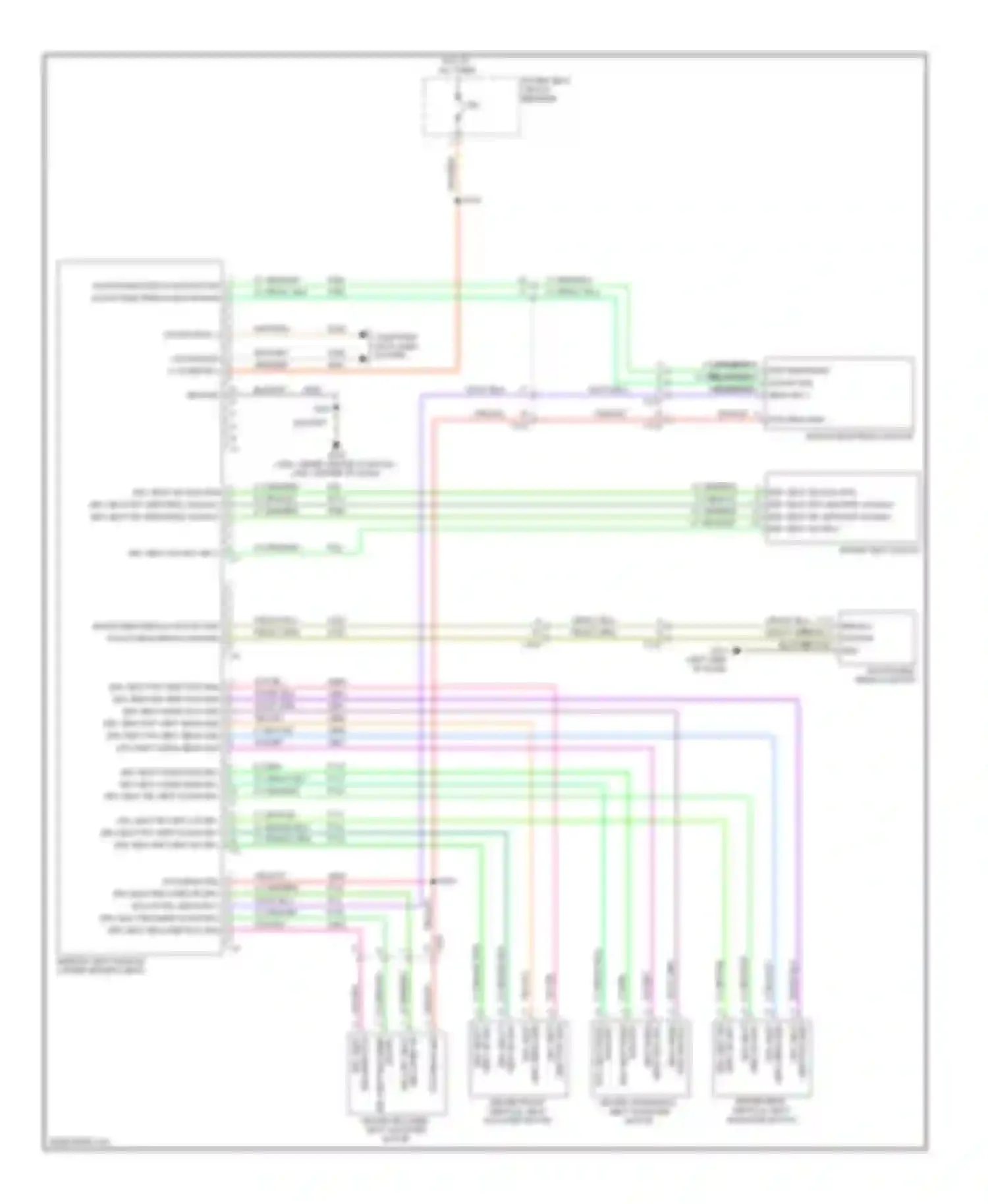 Pickup 2500 RAM  (2011-2012): Memory seat circuit
