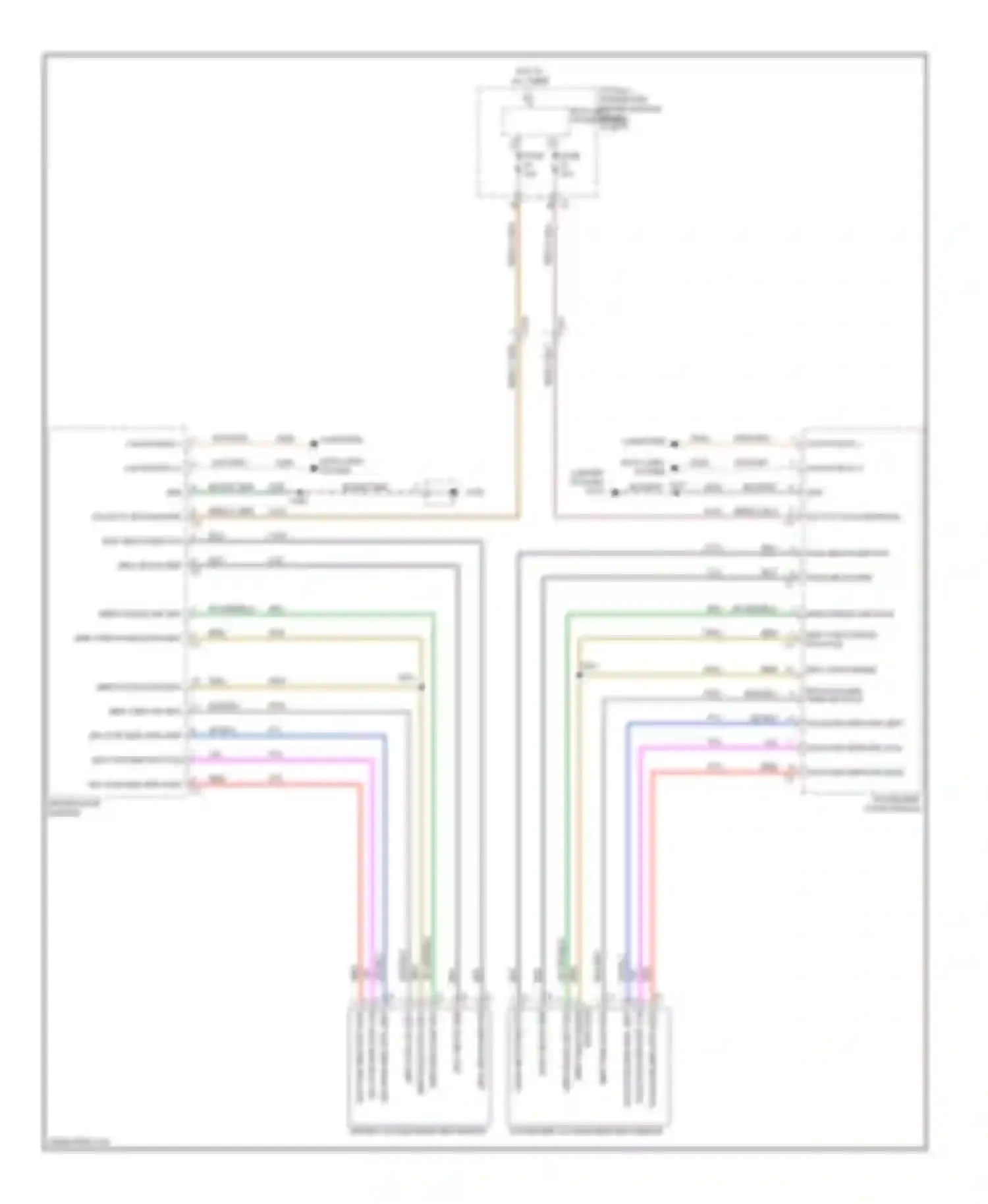 Pickup 2500 RAM  (2011-2012): Power mirrors circuit