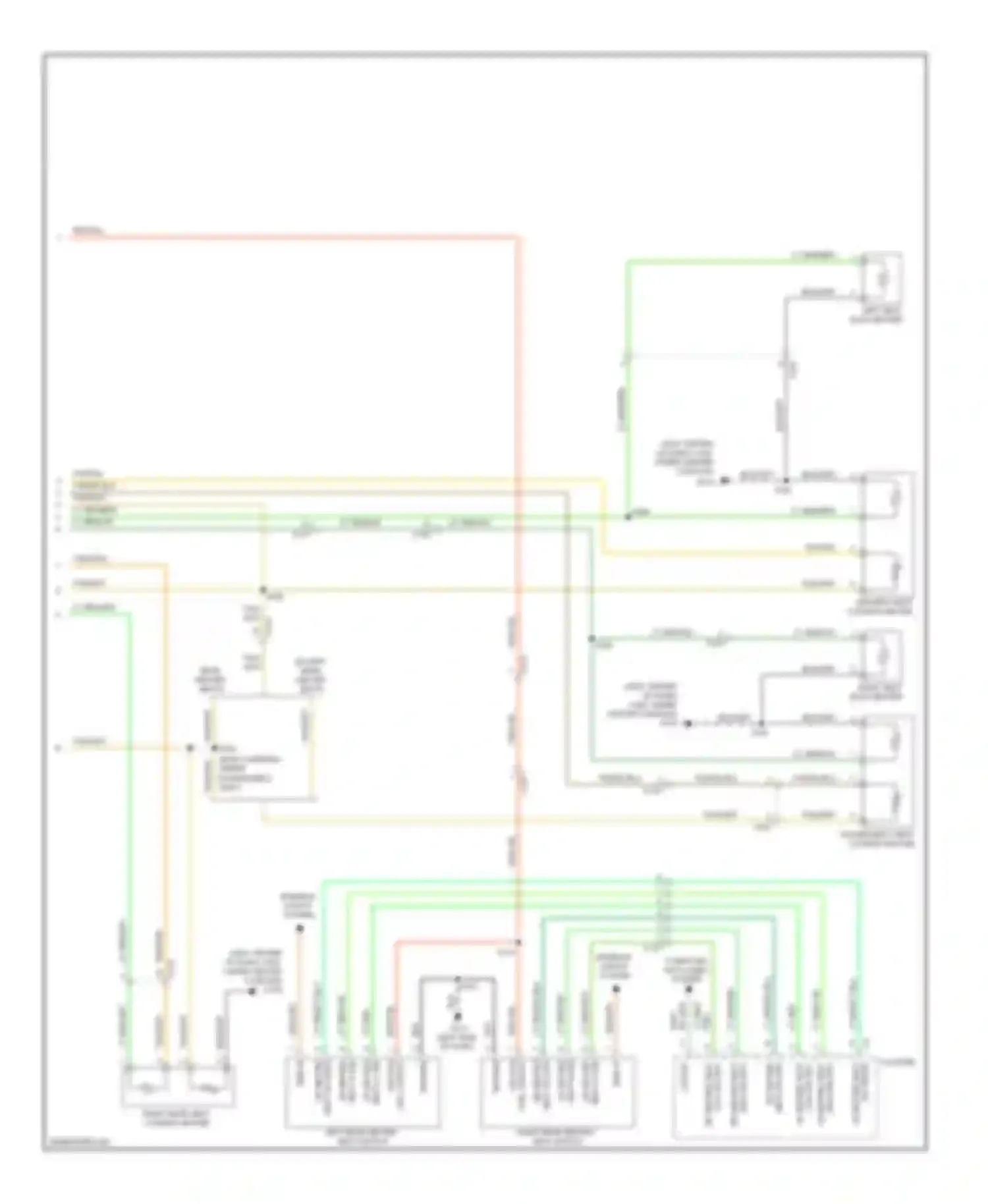 Pickup 2500 RAM  (2011-2012): Heated seats circuit (2 of 2)