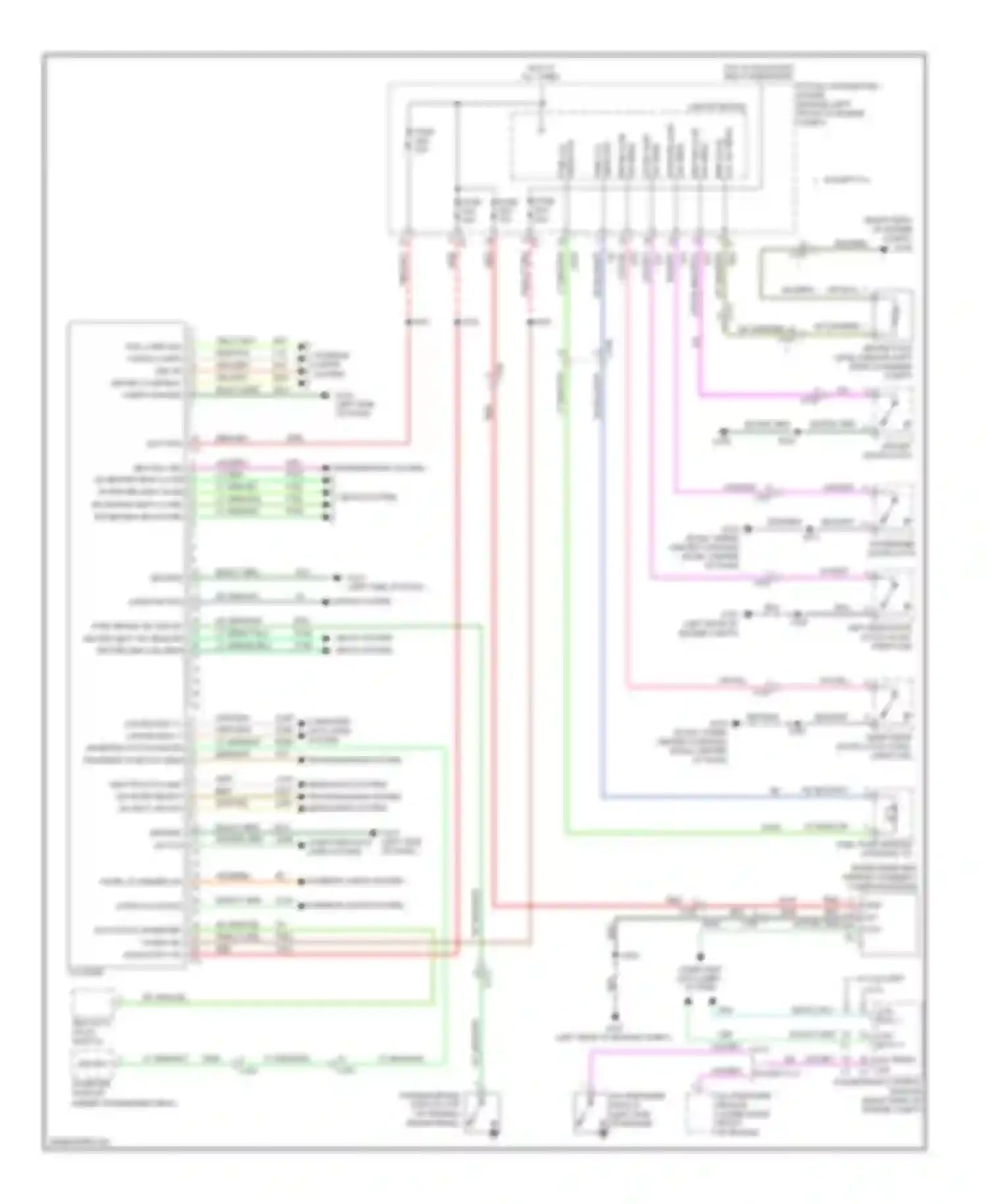 Wiring diagram auto stick upshifter fused ign run/start iod fd for RAM Pickup 2500  (2011-2012) (1 of 1)