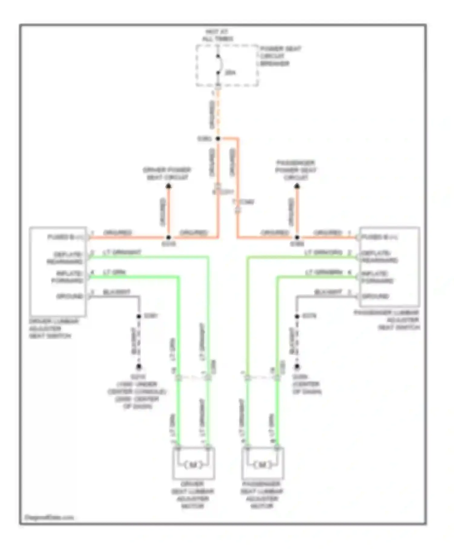 Wiring diagram org/red for RAM Pickup 2500  (2011-2012) (3 of 6)