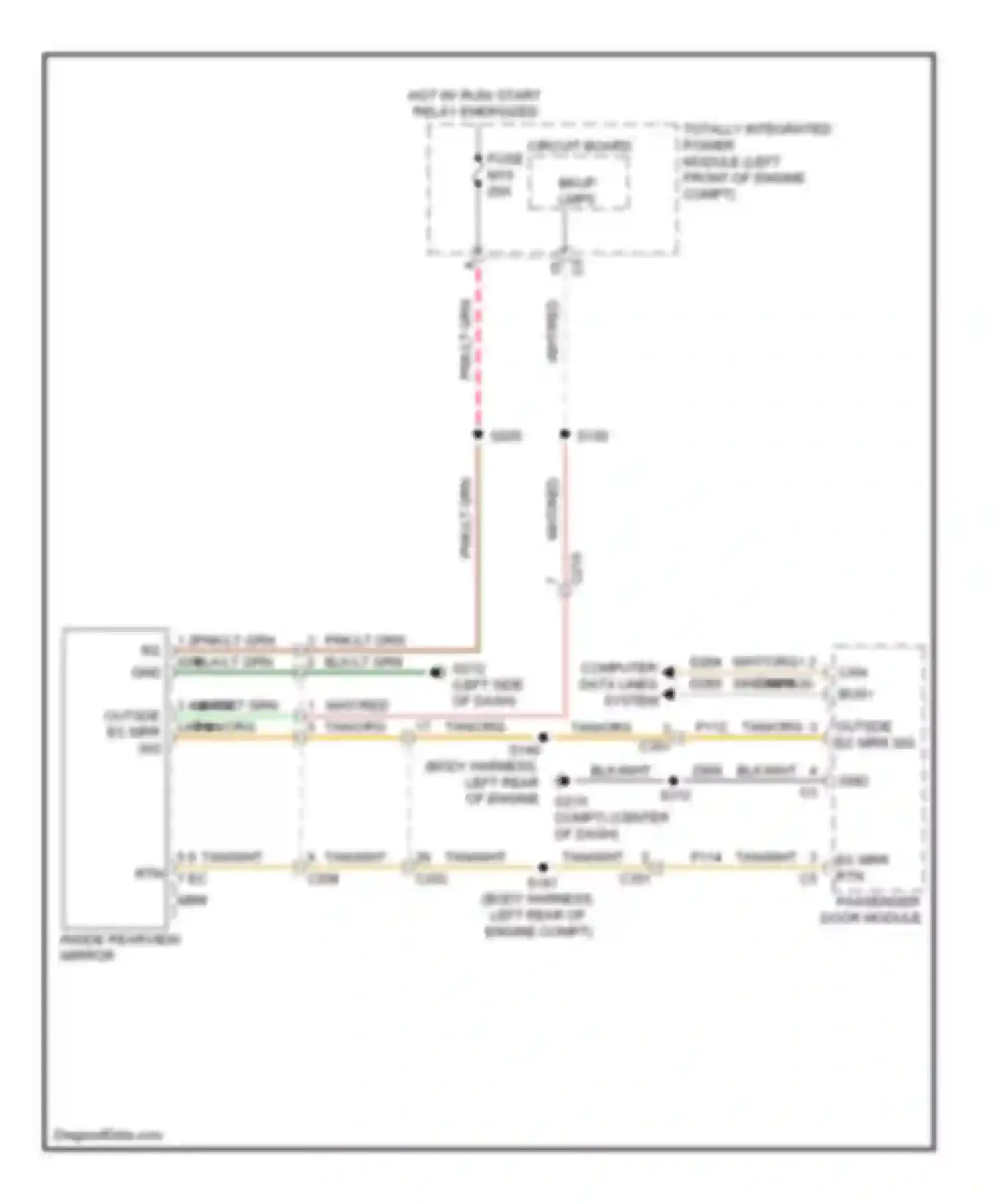 Wiring diagram tan/org for RAM Pickup 2500  (2011-2012) (4 of 14)