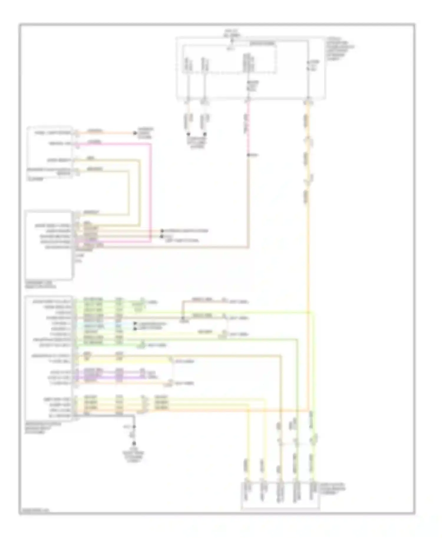 Wiring diagram transfer case selector switch for RAM Pickup 2500  (2011-2012) (1 of 3)