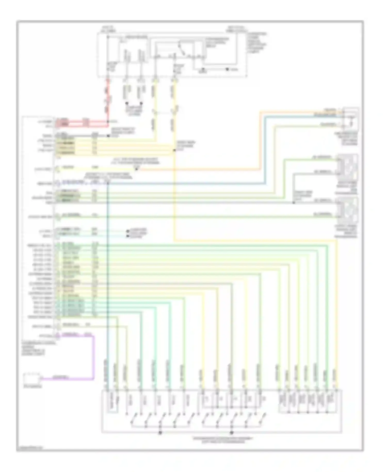 Wiring diagram yel/wht for RAM Pickup 2500  (2011-2012) (1 of 12)