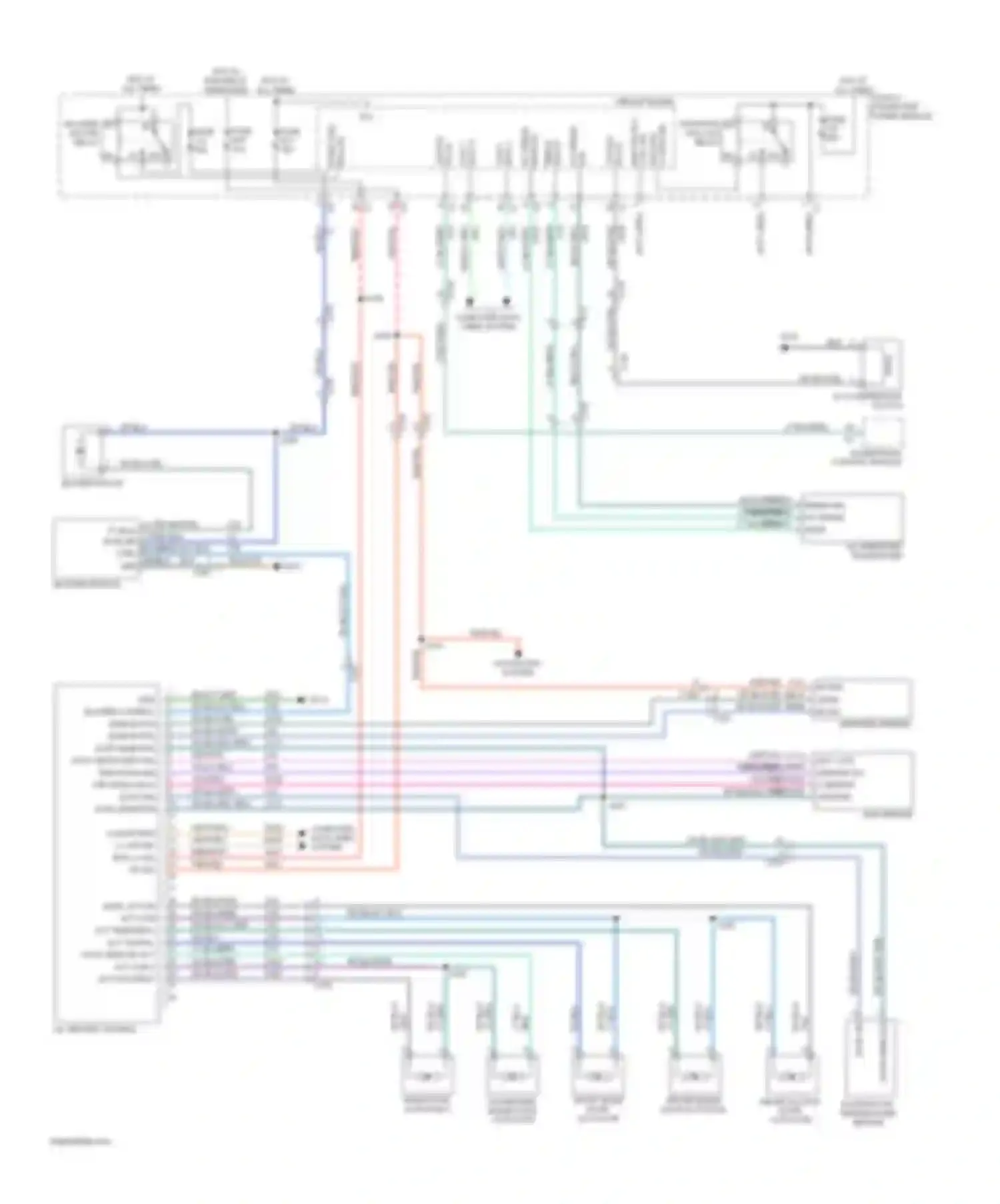 Pickup 3500 RAM  (2011-2012): Automatic a/c circuit