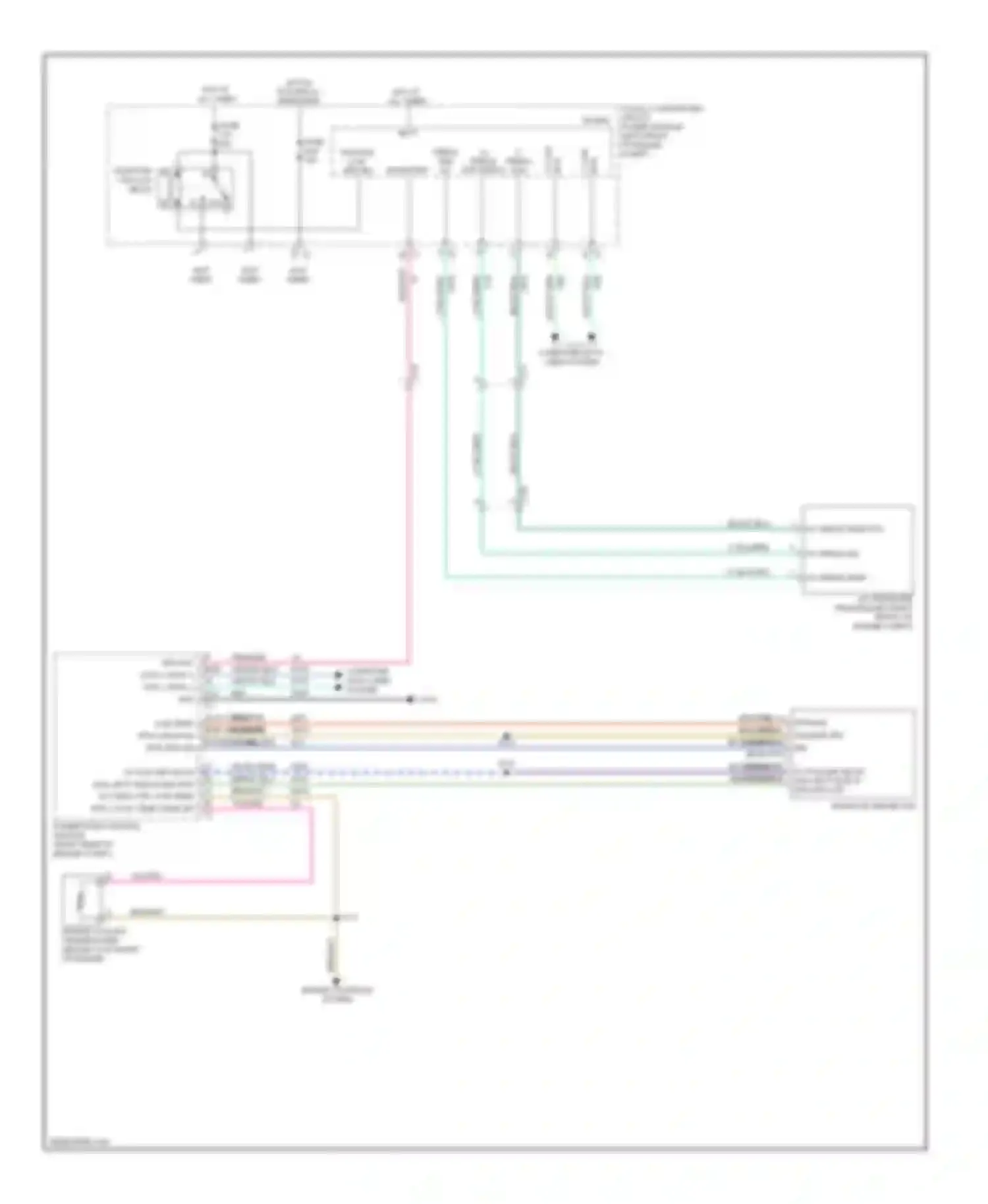 Pickup 3500 RAM  (2011-2012): Cooling fan circuit
