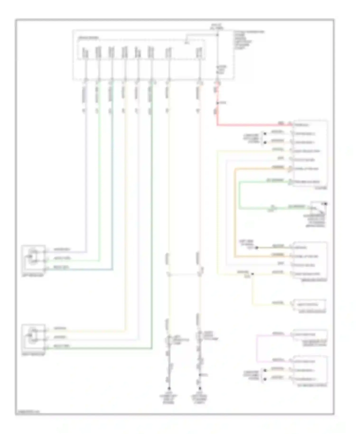 Pickup 3500 RAM  (2011-2012): Headlights circuit