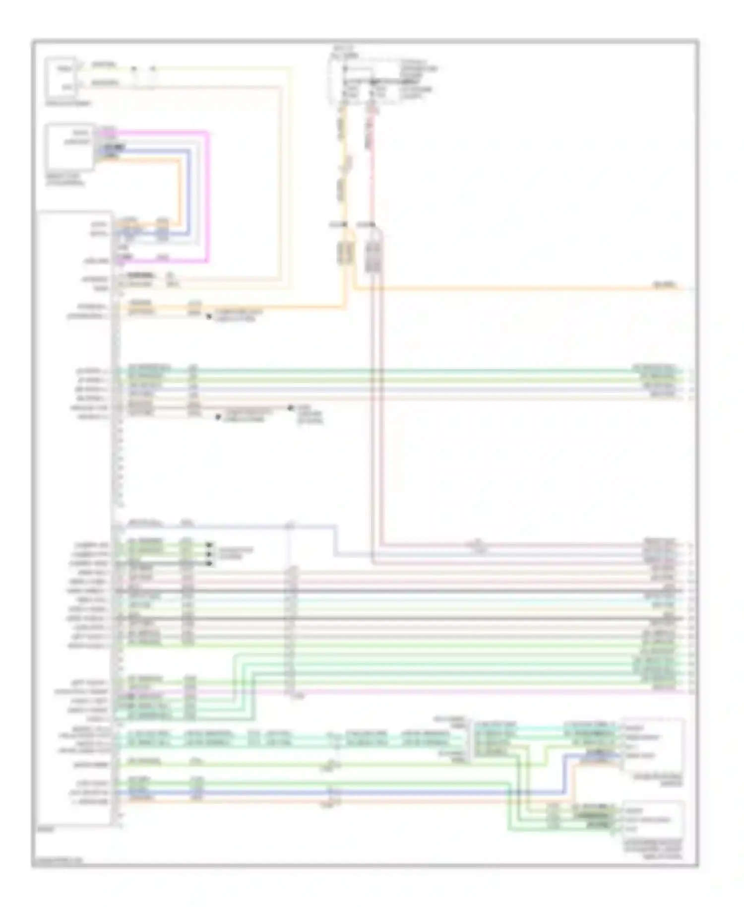 Pickup 3500 RAM  (2011-2012): Navigation circuit (1 of 3)
