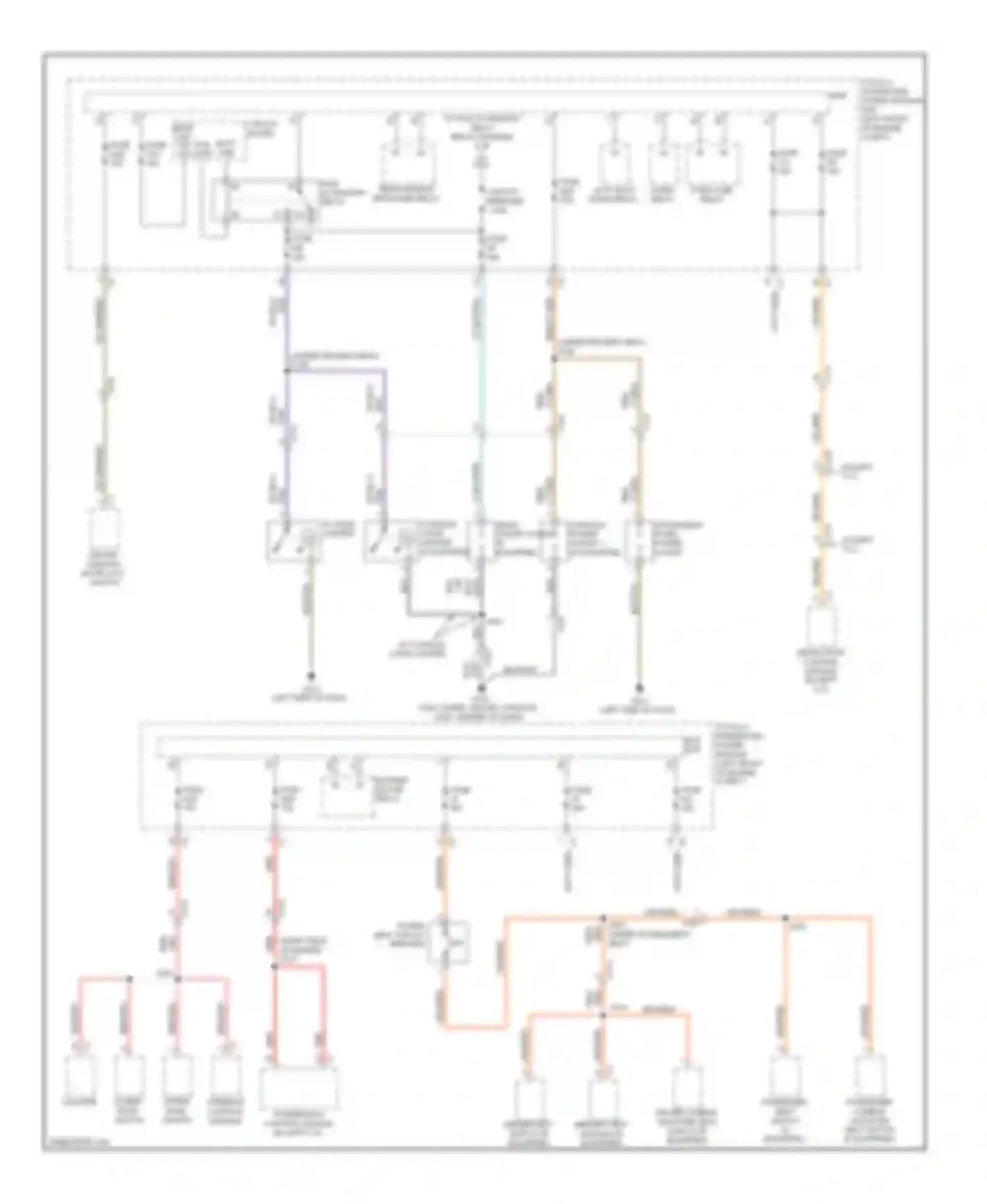 Pickup 3500 RAM  (2011-2012): Power distribution circuit (2 of 4)