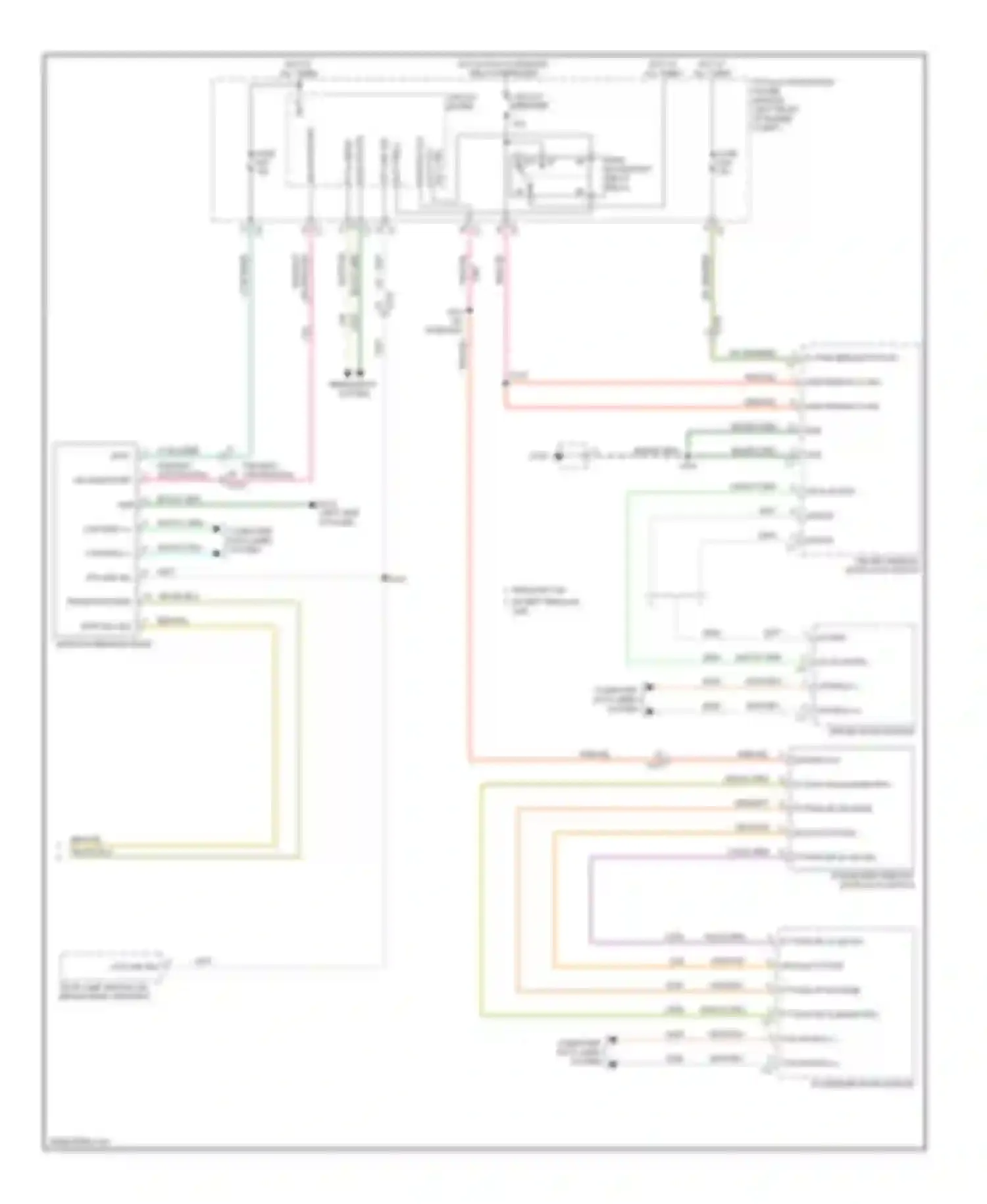 Pickup 3500 RAM  (2011-2012): Power door locks circuit (2 of 2)