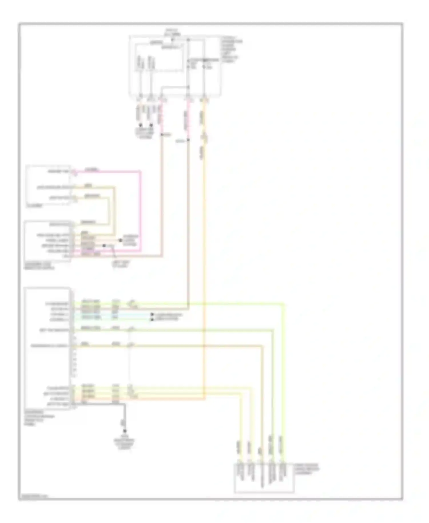 Pickup 3500 RAM  (2011-2012): Transfer case circuit