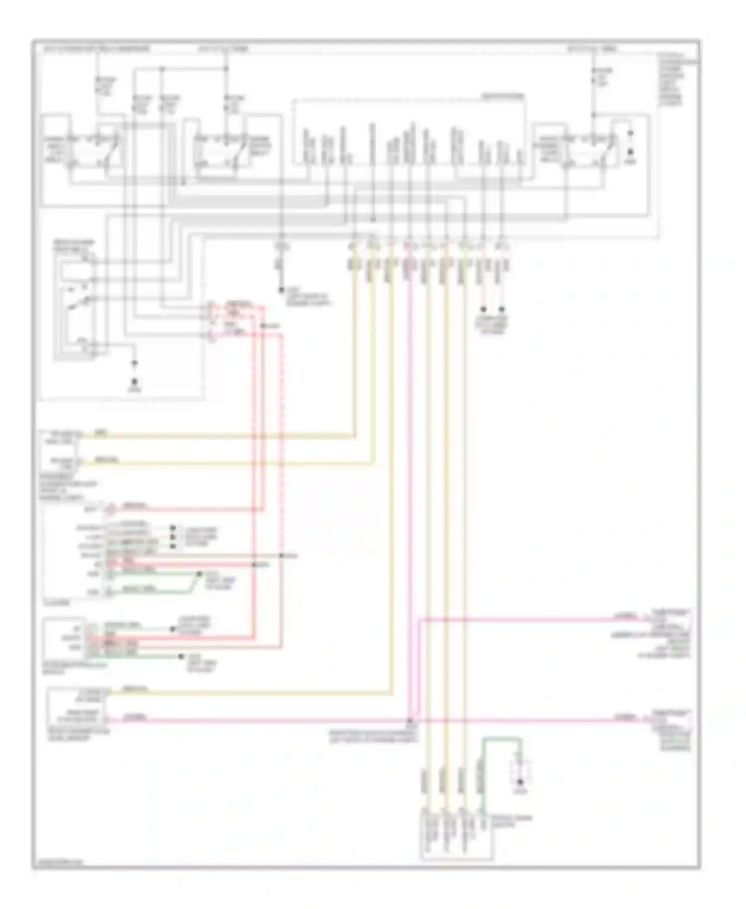 Pickup 3500 RAM  (2011-2012): Wiper/washer circuit