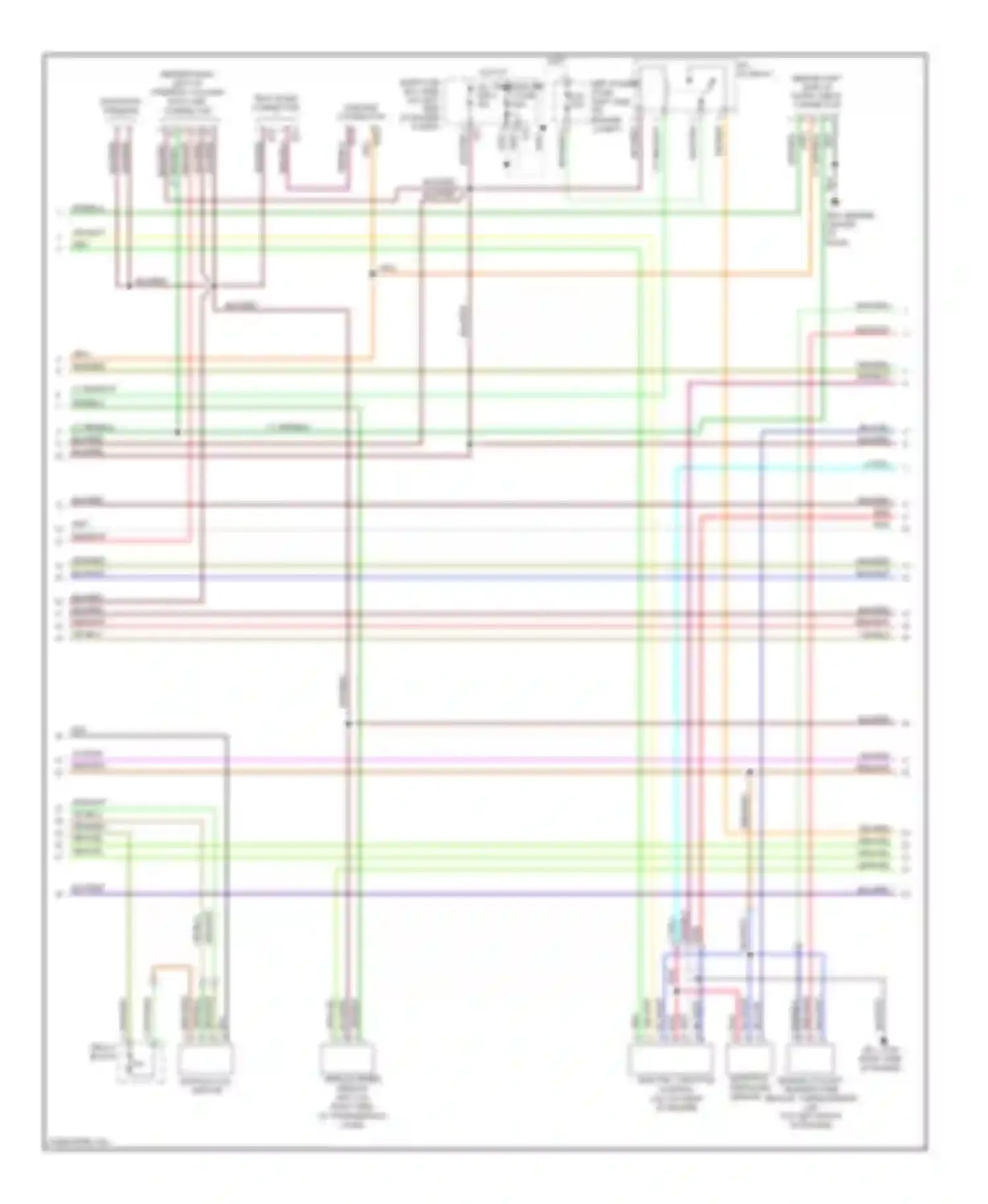 9-2X Saab I (2004-2006): Wiring diagram engine performance 2.5l (2 of 4)