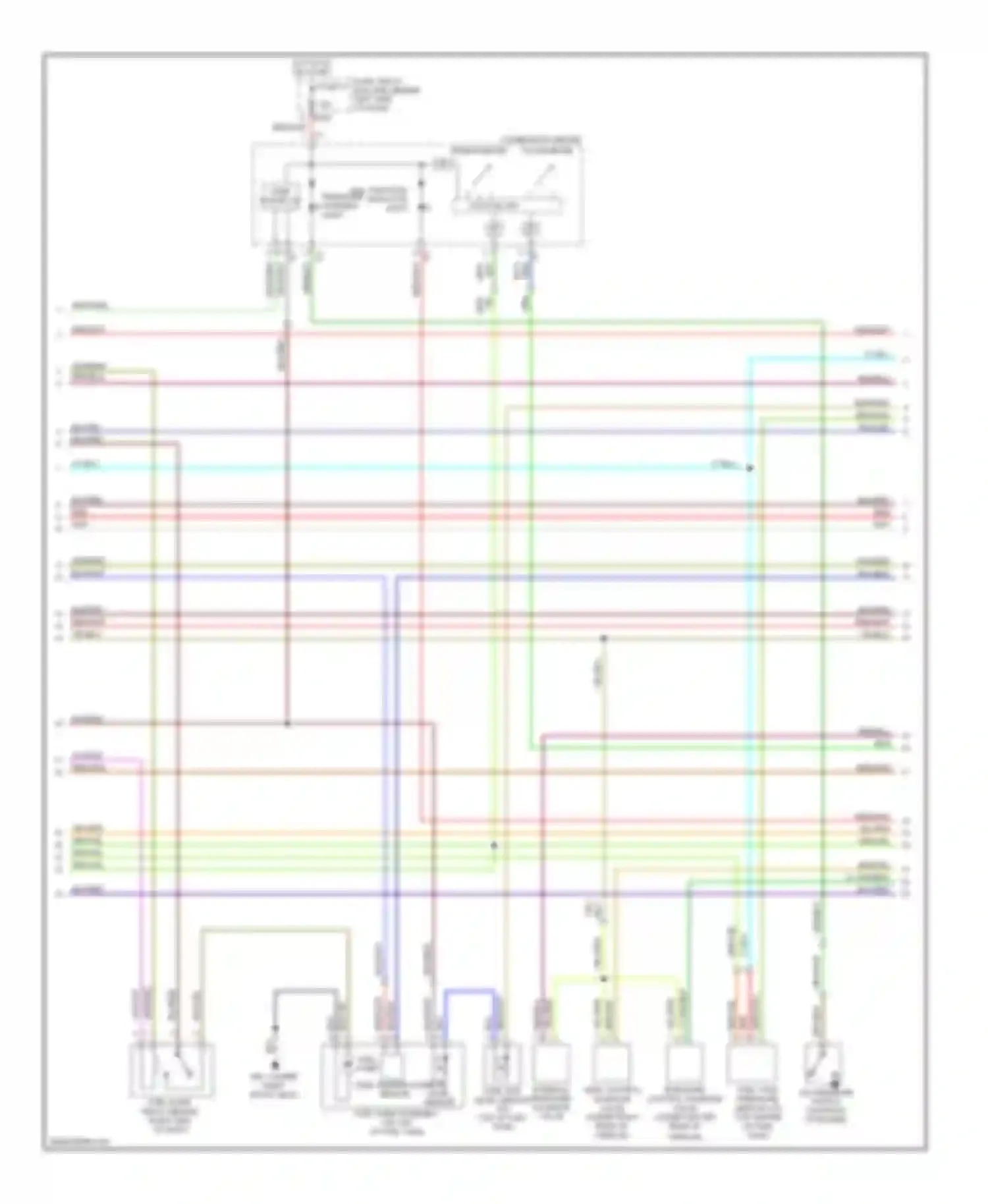 9-2X Saab I (2004-2006): Wiring diagram engine performance 2.5l (3 of 4)