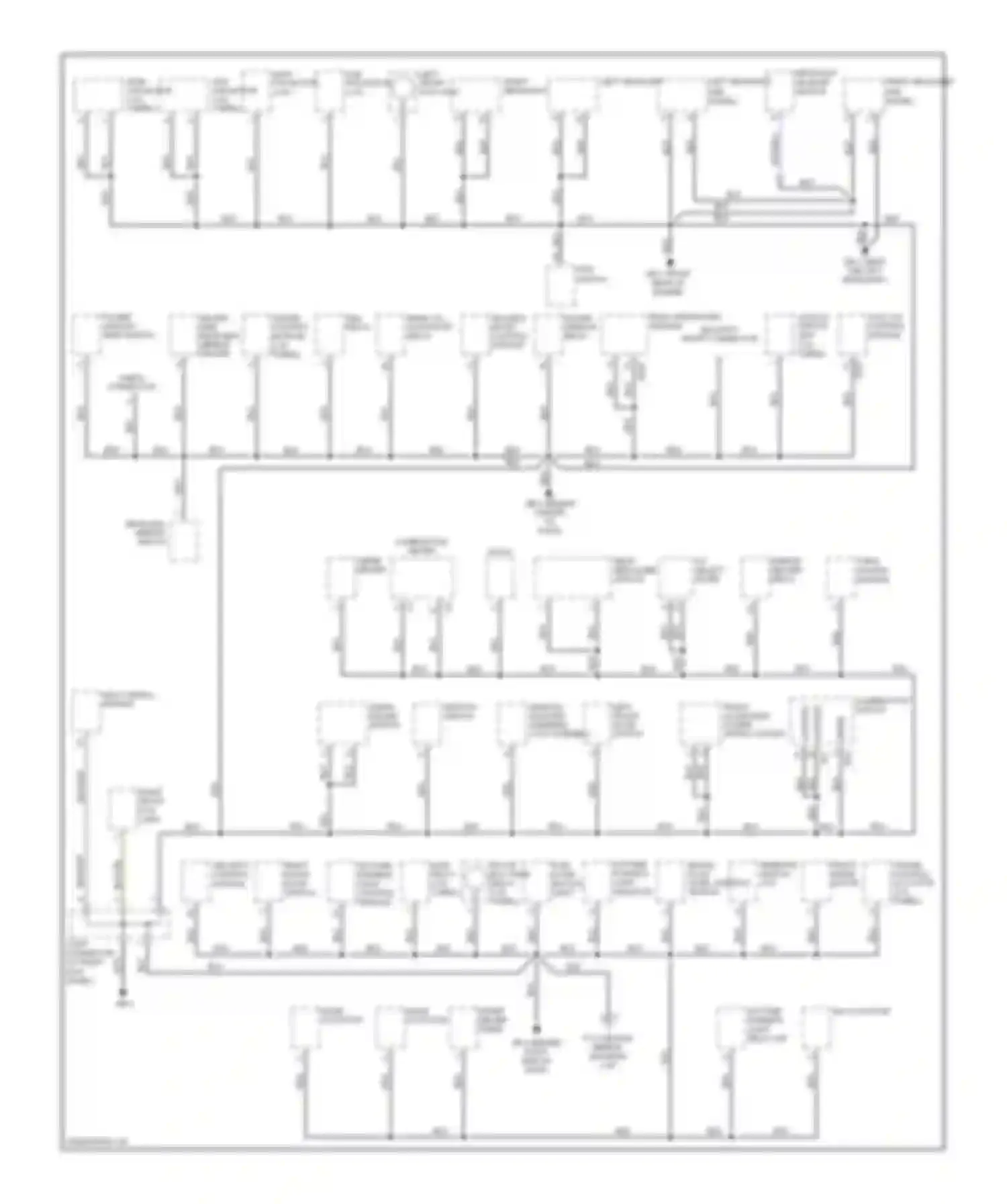 9-2X Saab I (2004-2006): Ground distribution circuit (1 of 3)