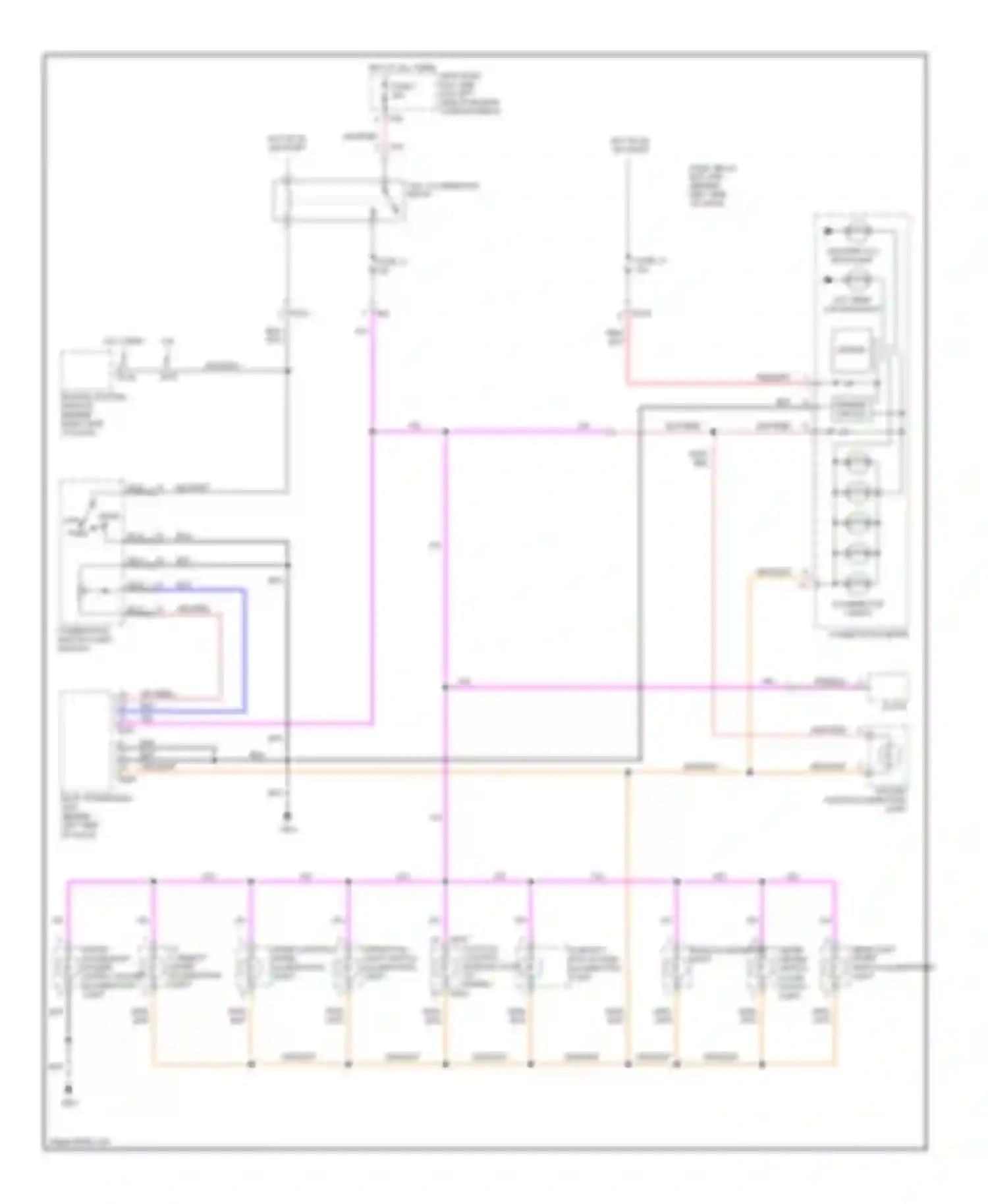 9-2X Saab I (2004-2006): Instrument illumination circuit