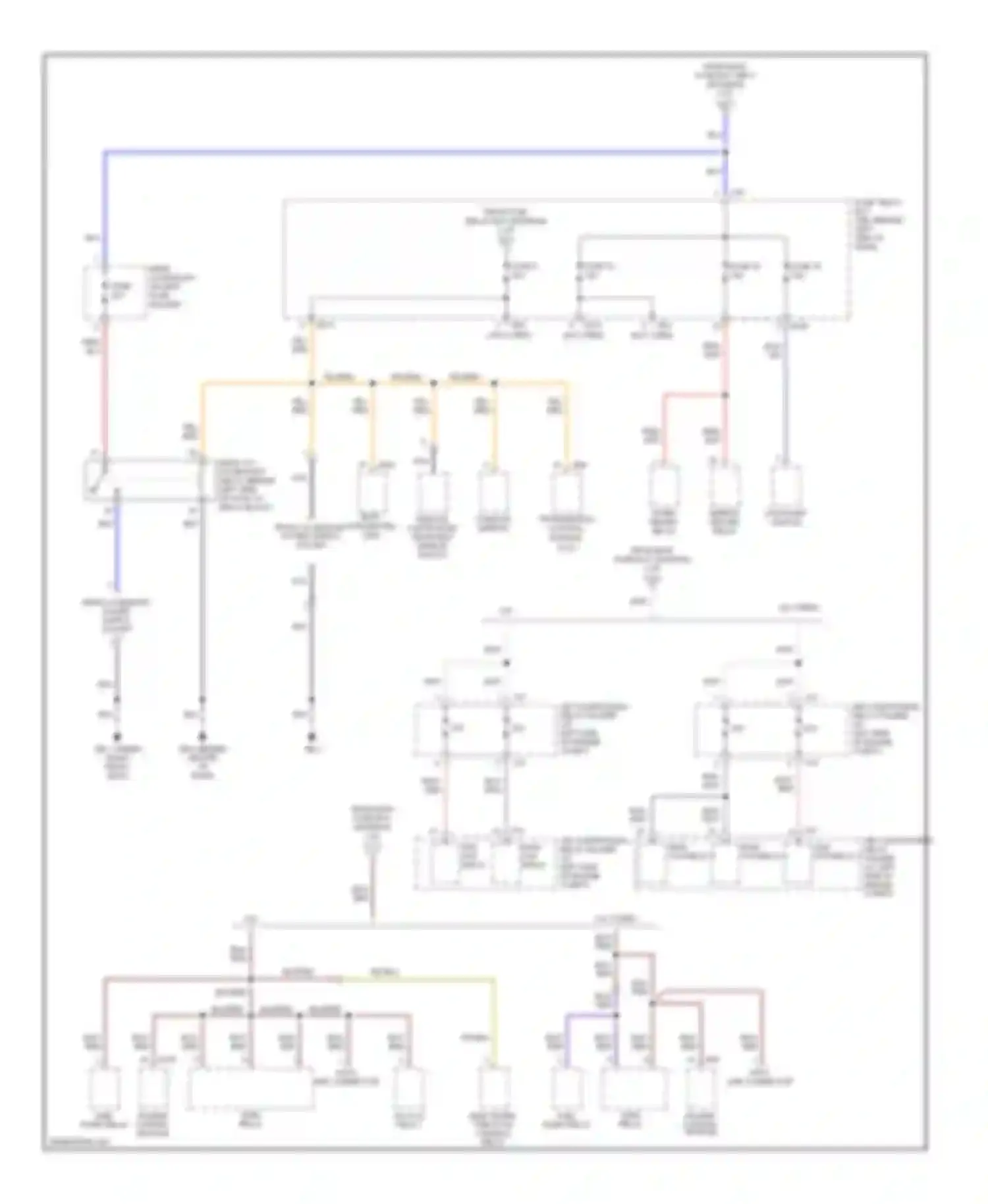 9-2X Saab I (2004-2006): Power distribution circuit (4 of 4)