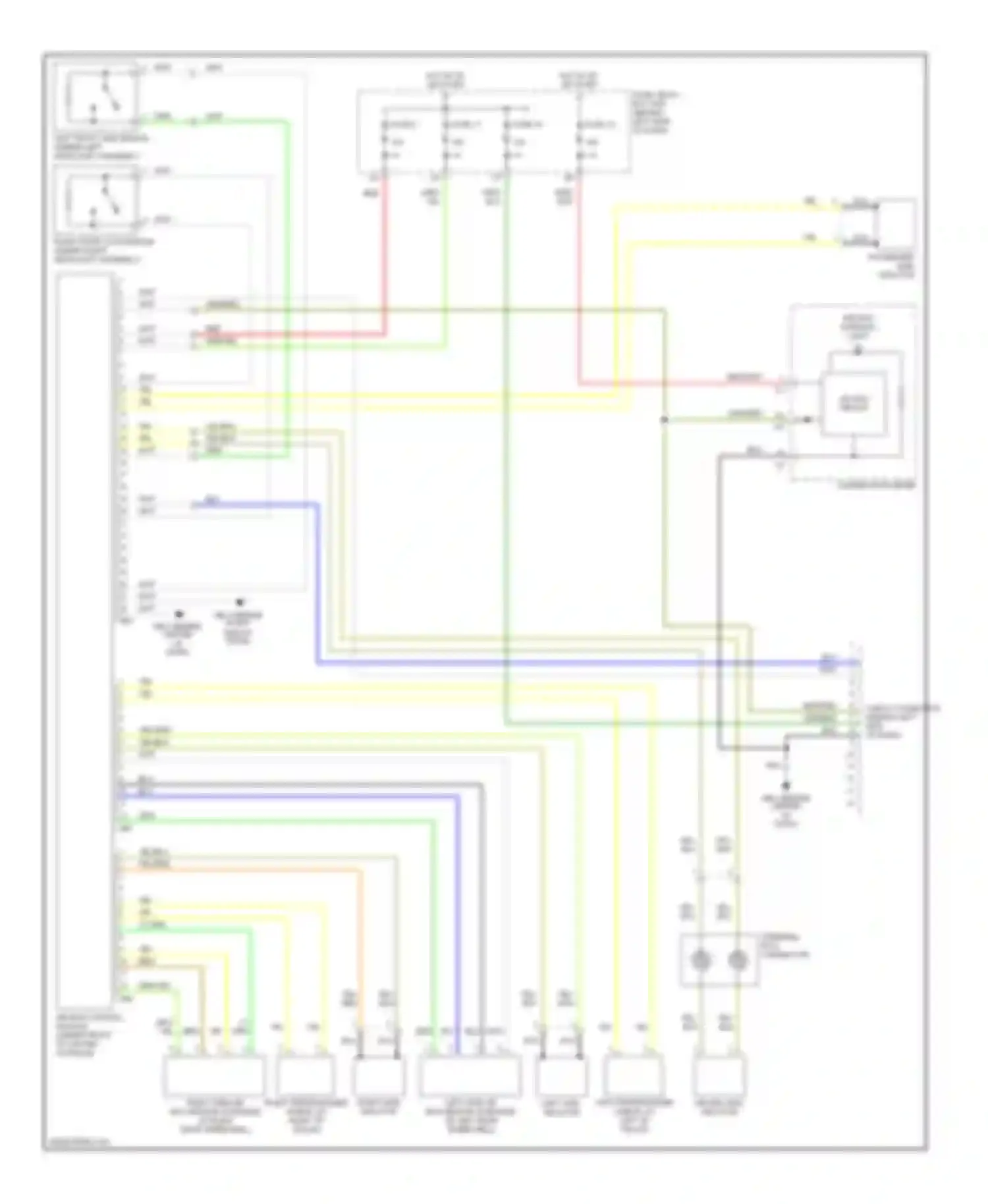 9-2X Saab I (2004-2006): Supplemental restraints circuit