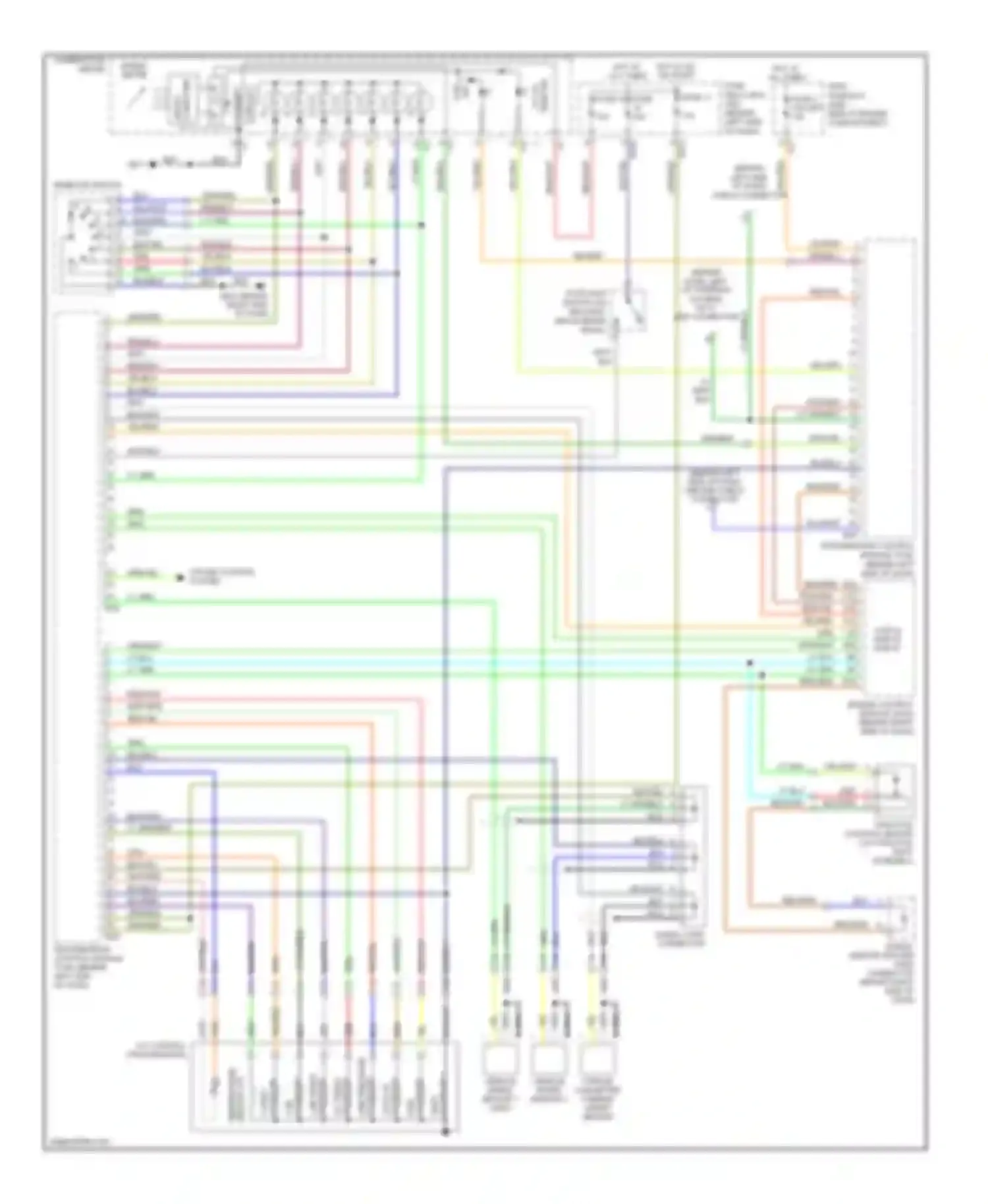Wiring diagram blk/wht for Saab 9-2X I (2004-2006) (31 of 32)