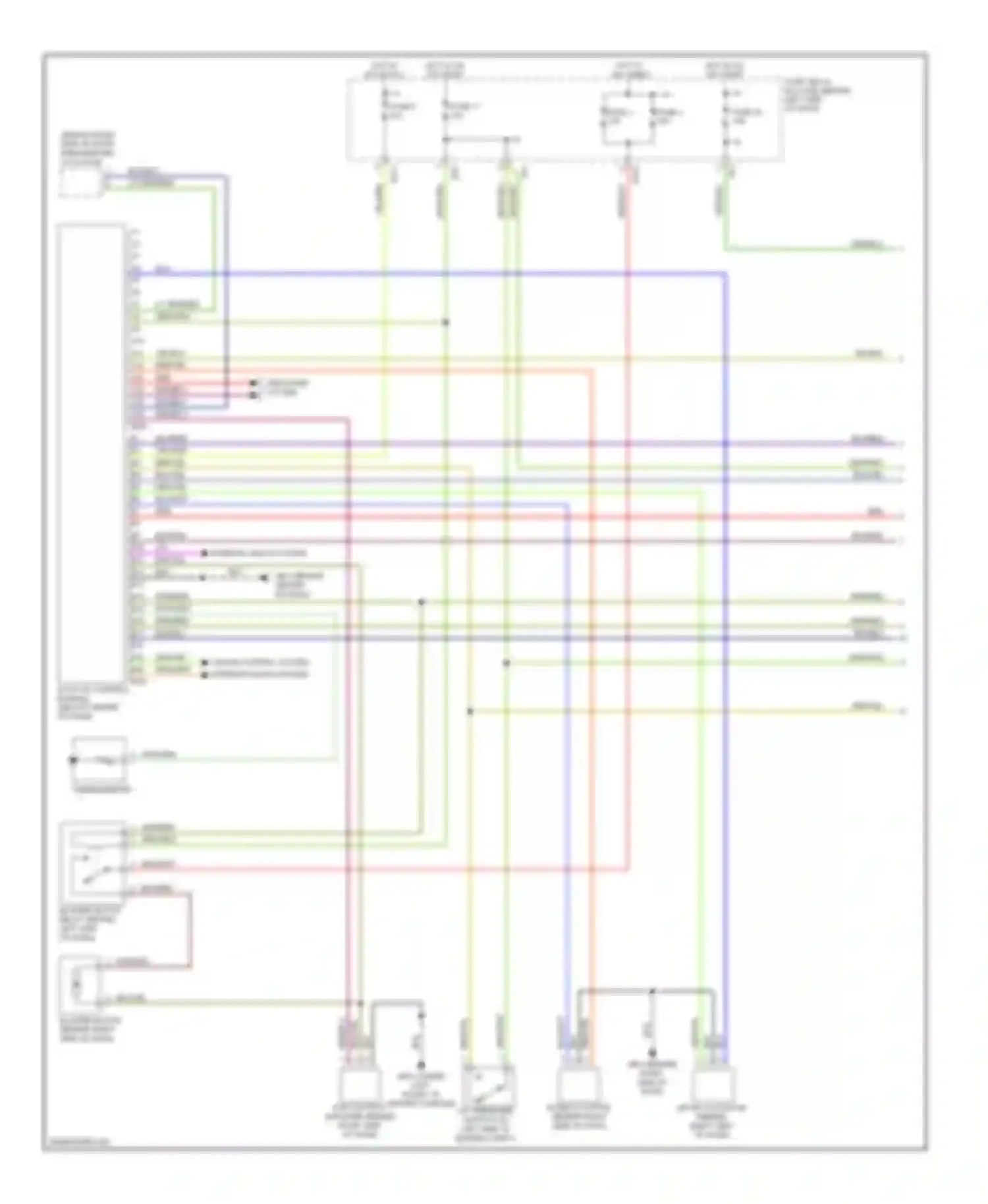 Wiring diagram blk/yel for Saab 9-2X I (2004-2006) (1 of 25)