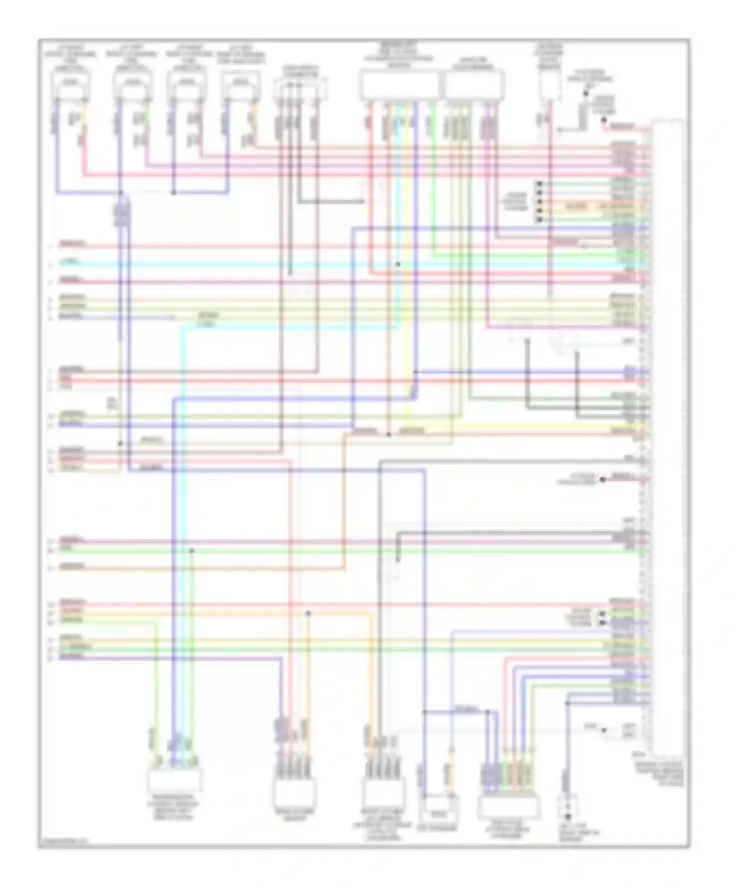 Wiring diagram blu/red for Saab 9-2X I (2004-2006) (20 of 30)