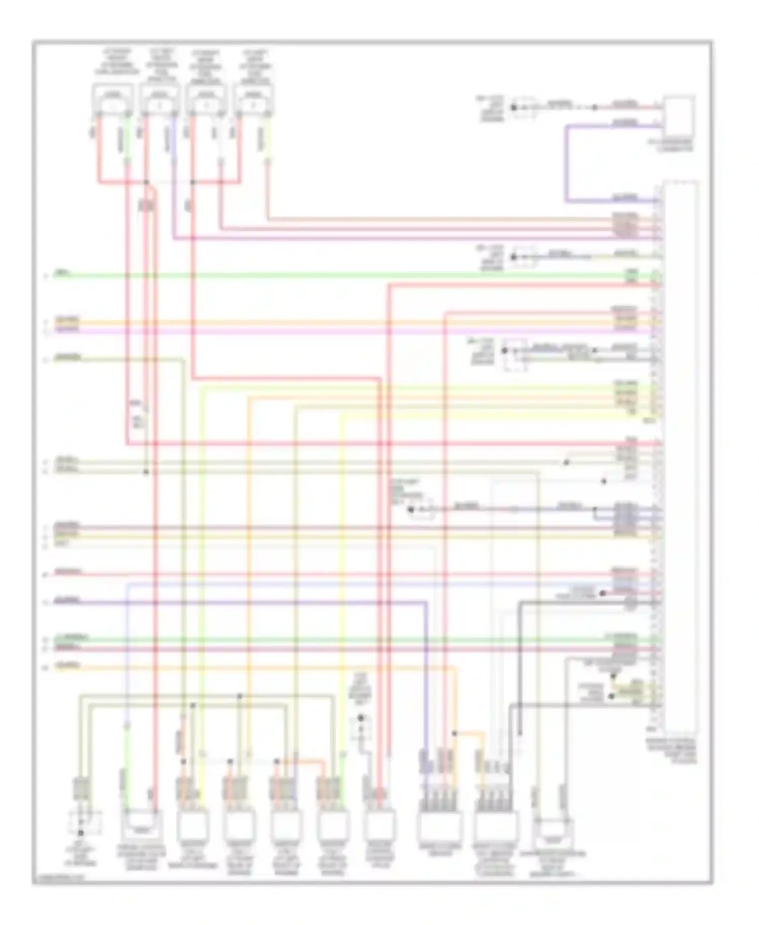 Wiring diagram blu/yel for Saab 9-2X I (2004-2006) (15 of 19)