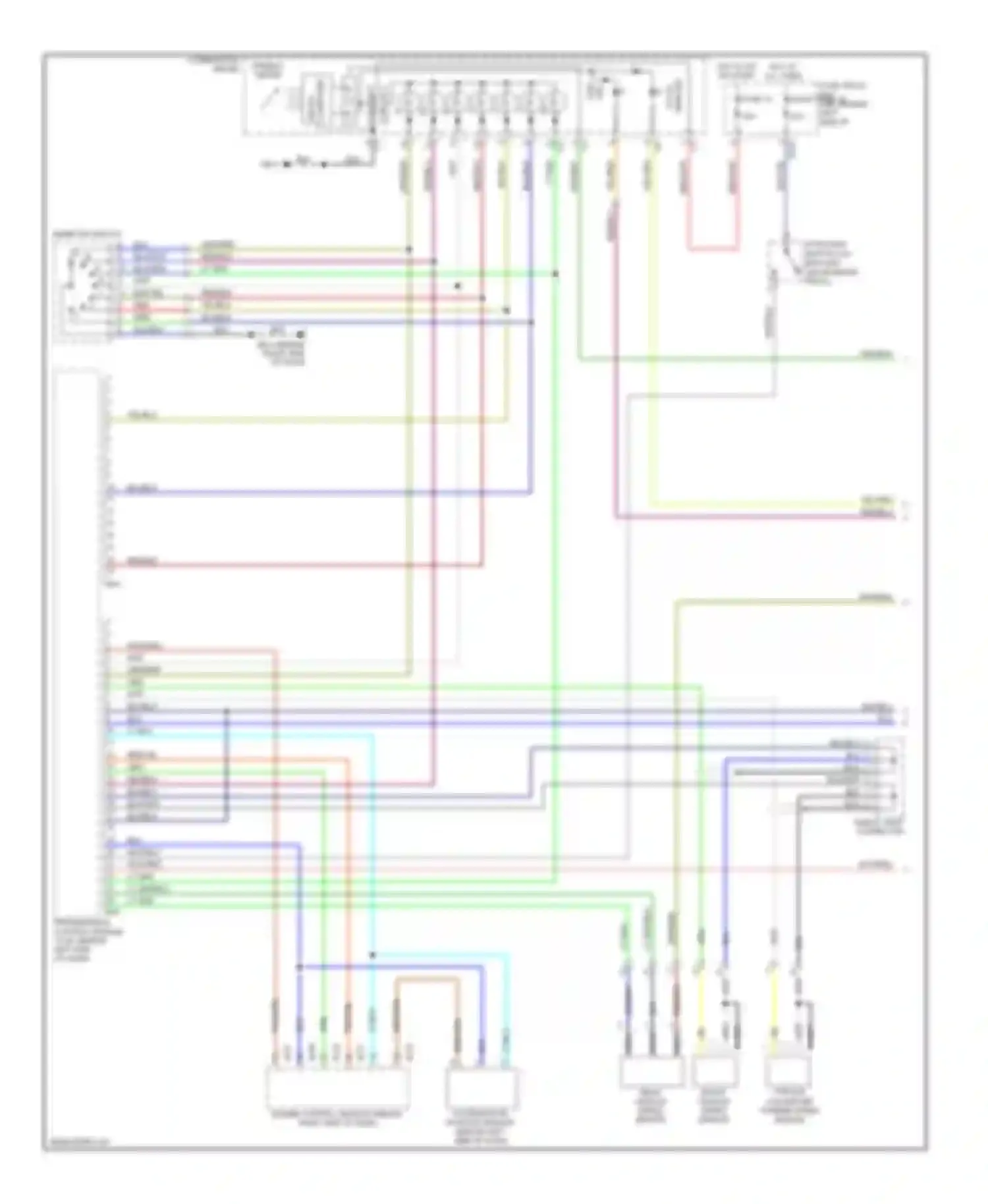 Wiring diagram front vehicle for Saab 9-2X I (2004-2006) (1 of 1)