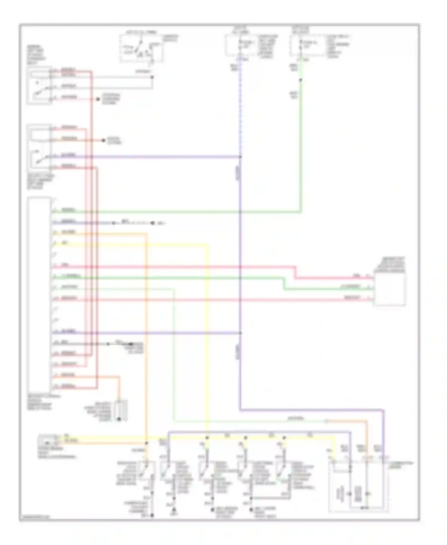 Wiring diagram grn/blk for Saab 9-2X I (2004-2006) (10 of 33)