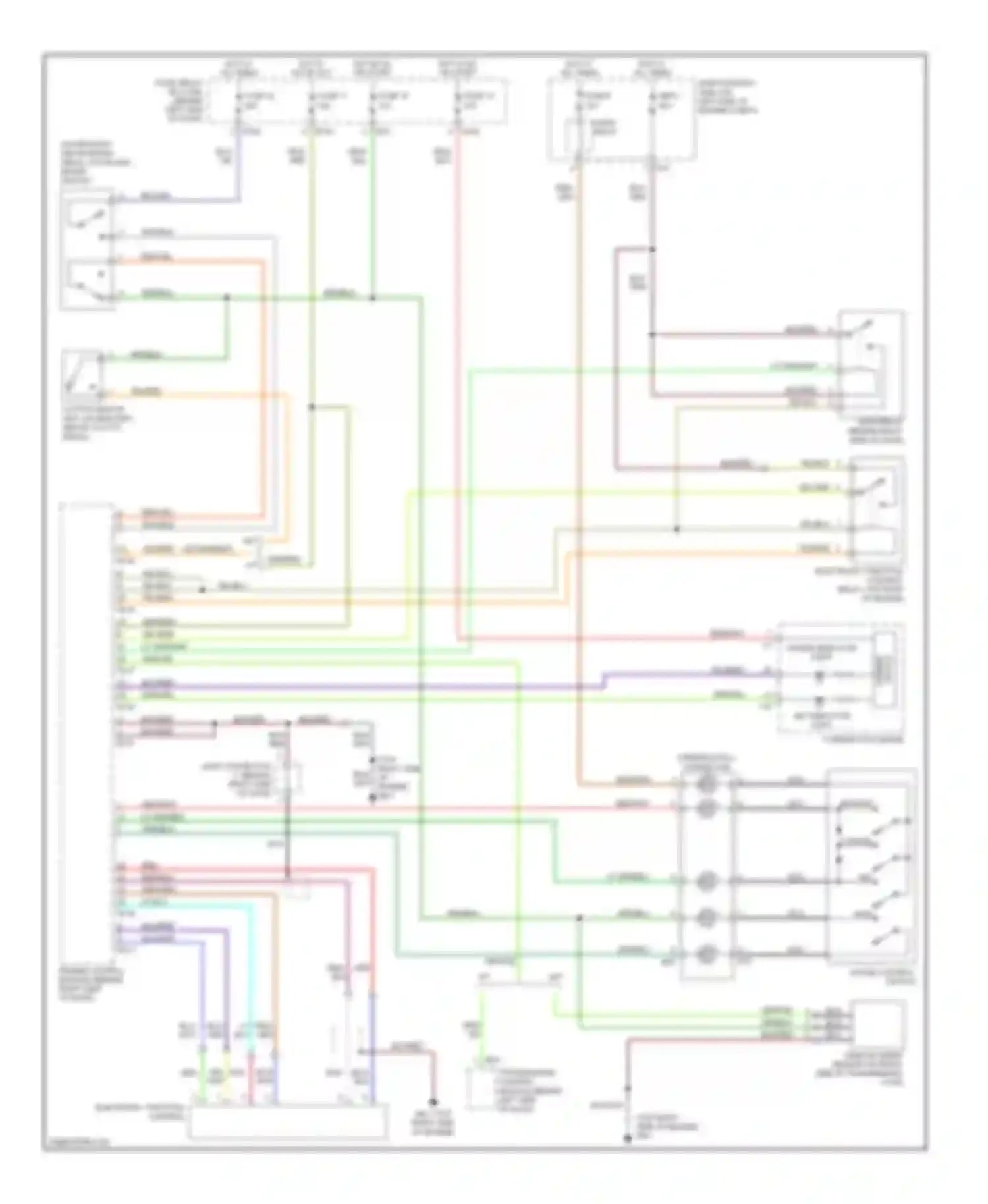 Wiring diagram lt grn/blk for Saab 9-2X I (2004-2006) (4 of 20)
