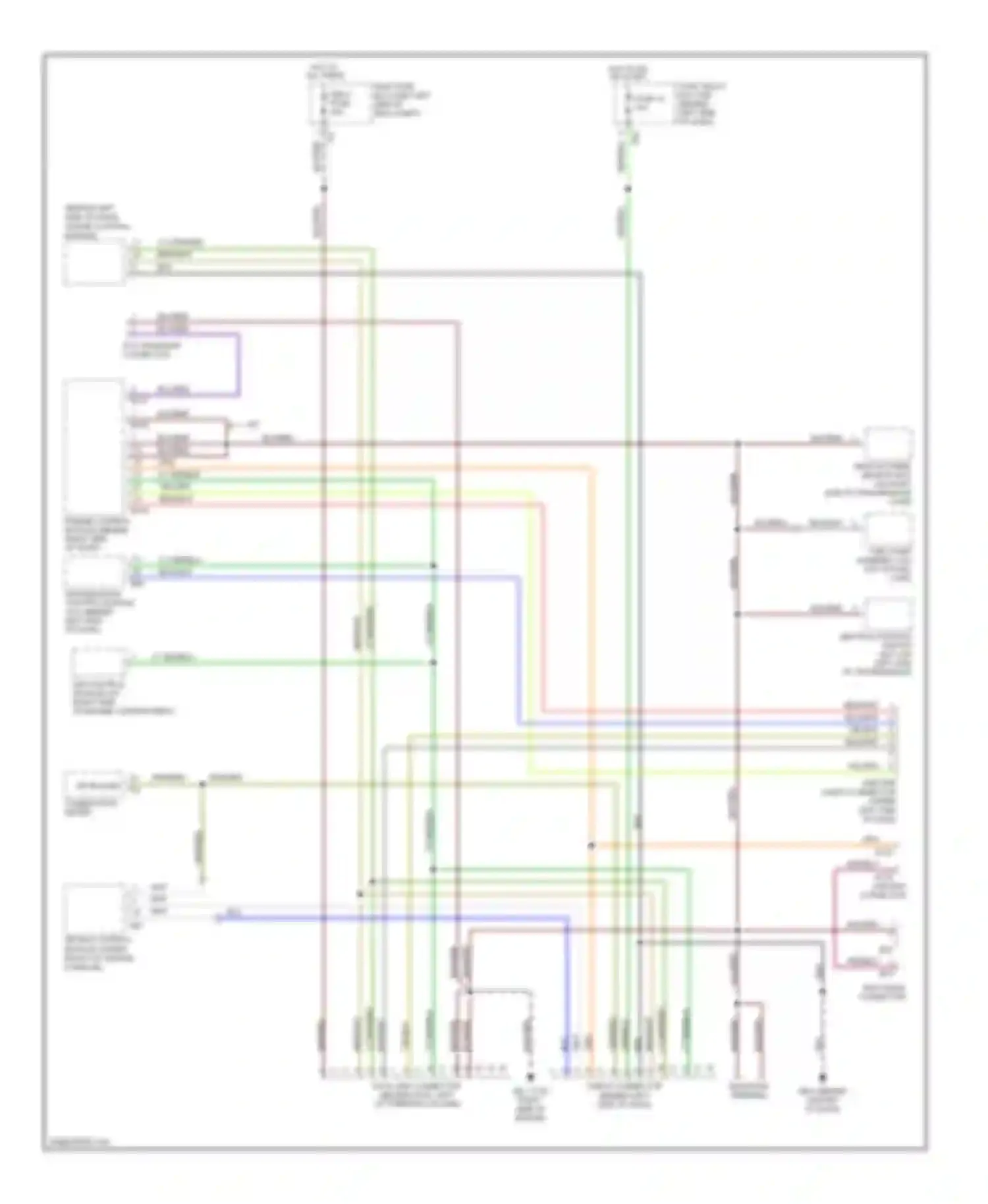 Wiring diagram pvc diagnosis connector for Saab 9-2X I (2004-2006) (1 of 1)