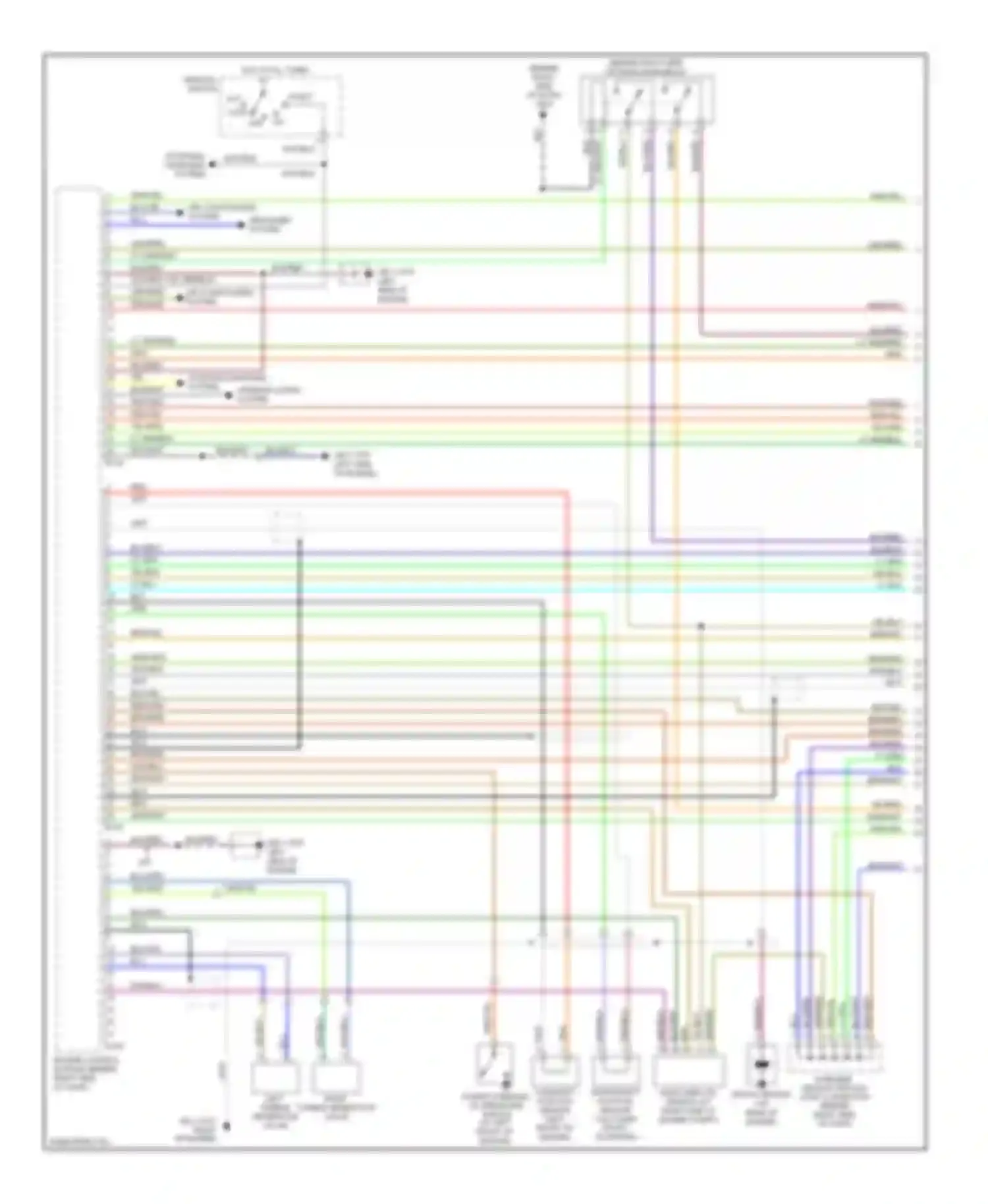 Wiring diagram red for Saab 9-2X I (2004-2006) (13 of 45)