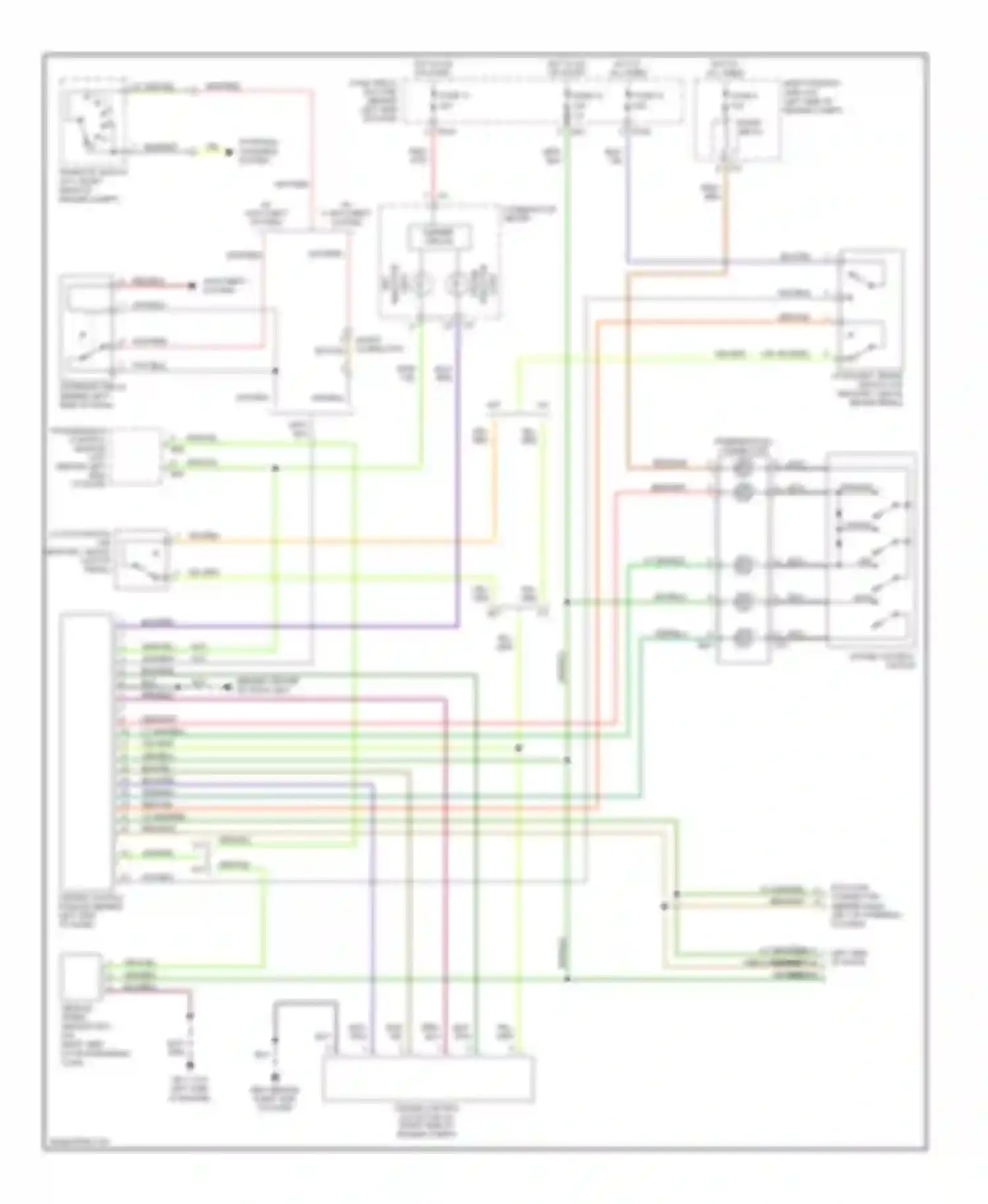 Wiring diagram red/grn for Saab 9-2X I (2004-2006) (3 of 20)