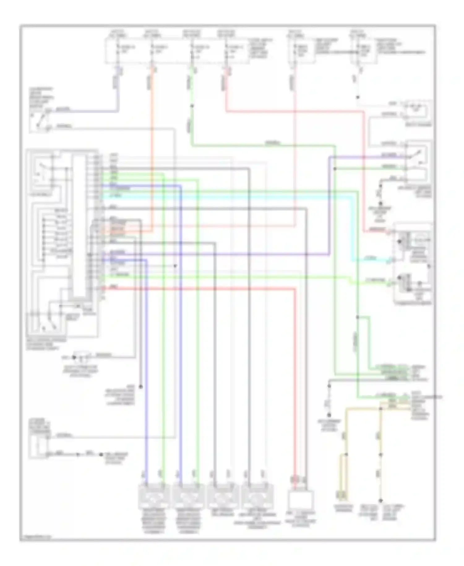 Wiring diagram red/wht for Saab 9-2X I (2004-2006) (8 of 33)