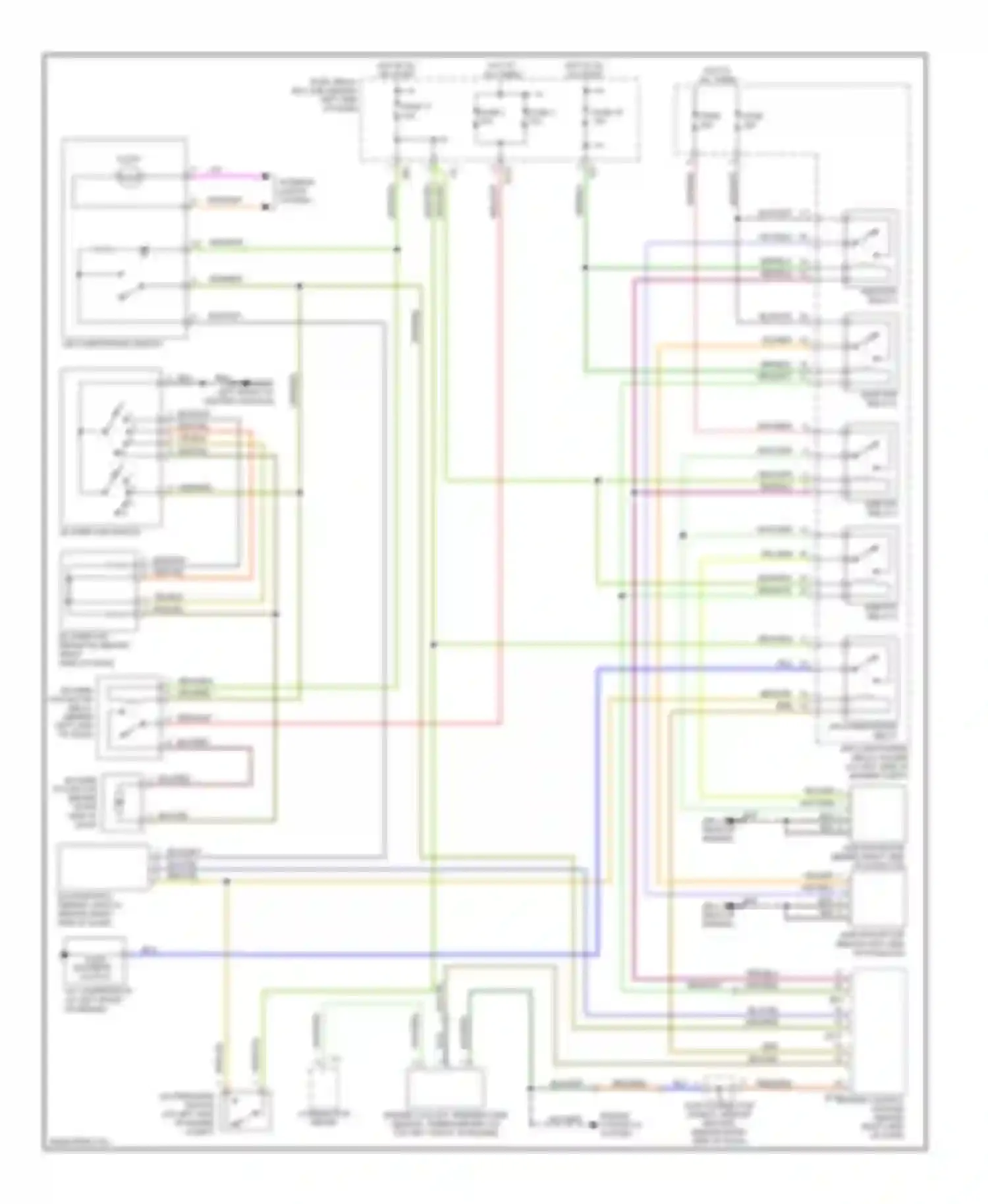 Wiring diagram yel/blk for Saab 9-2X I (2004-2006) (4 of 23)