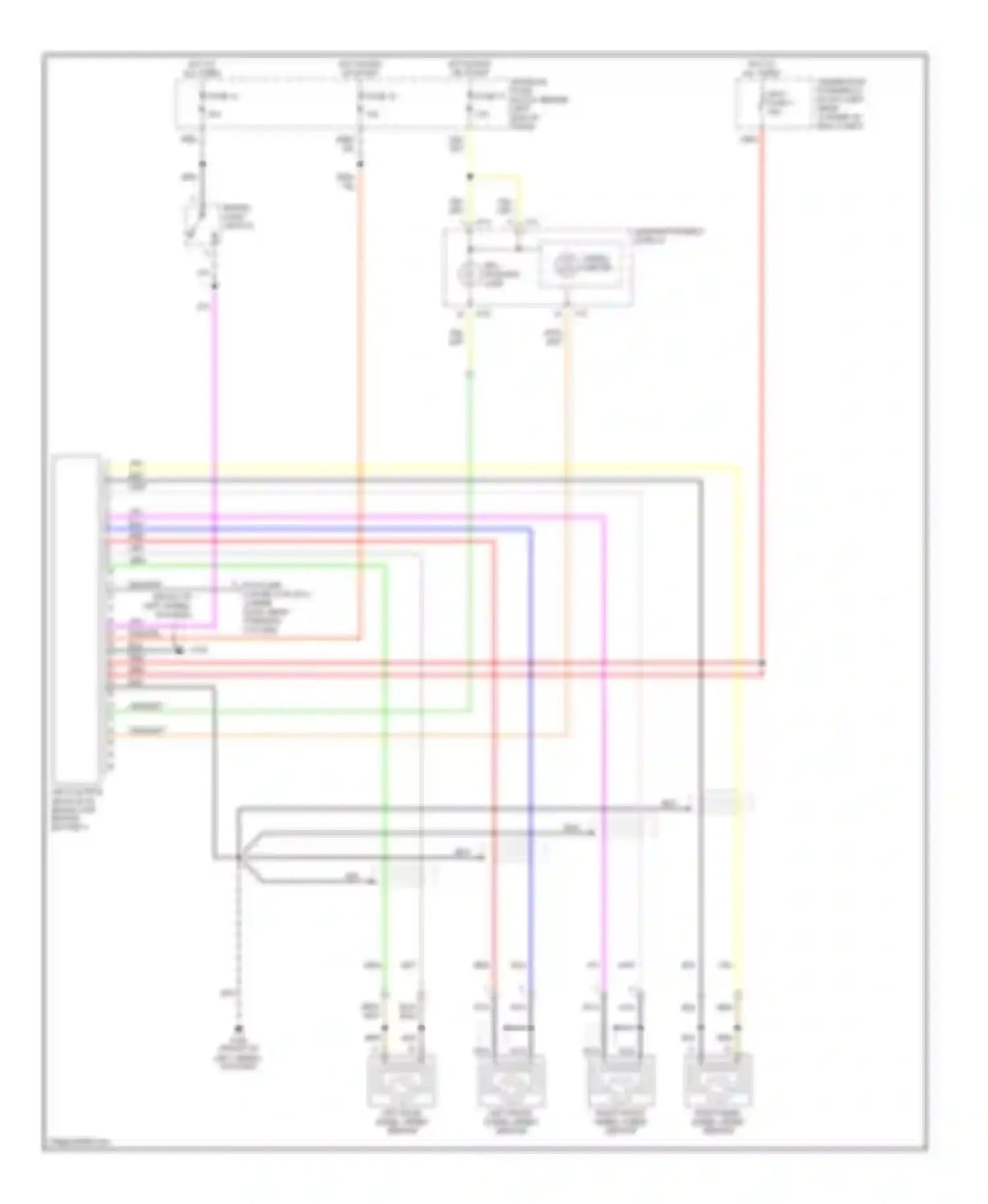 9-3 Saab I (1998-2003): Anti-lock brake circuits, without traction control