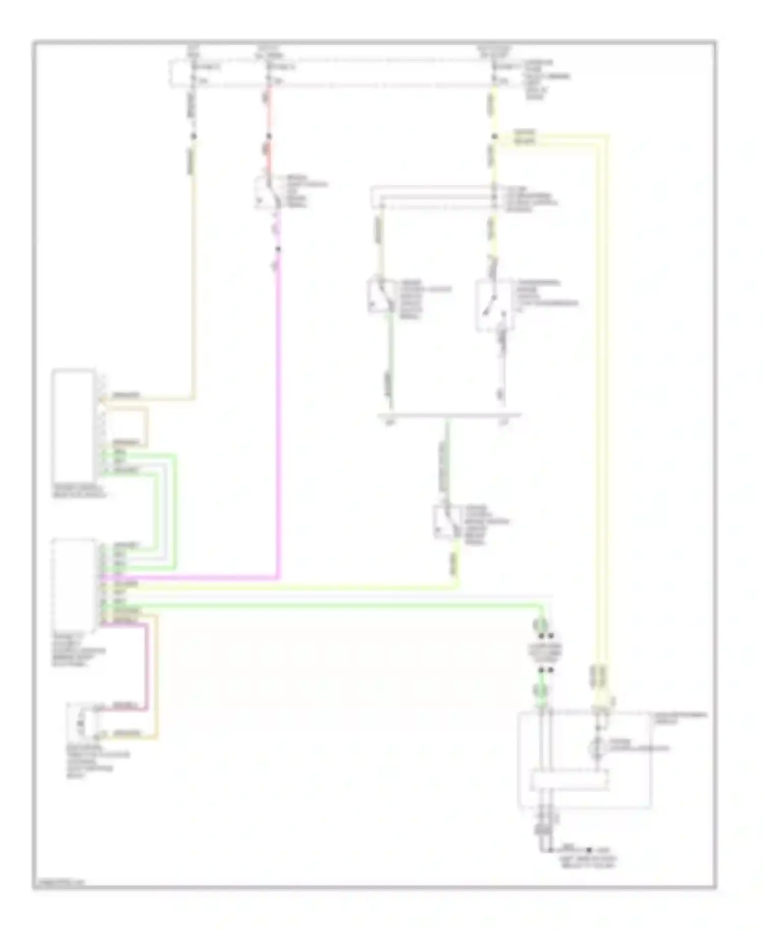 9-3 Saab I (1998-2003): Cruise control circuit