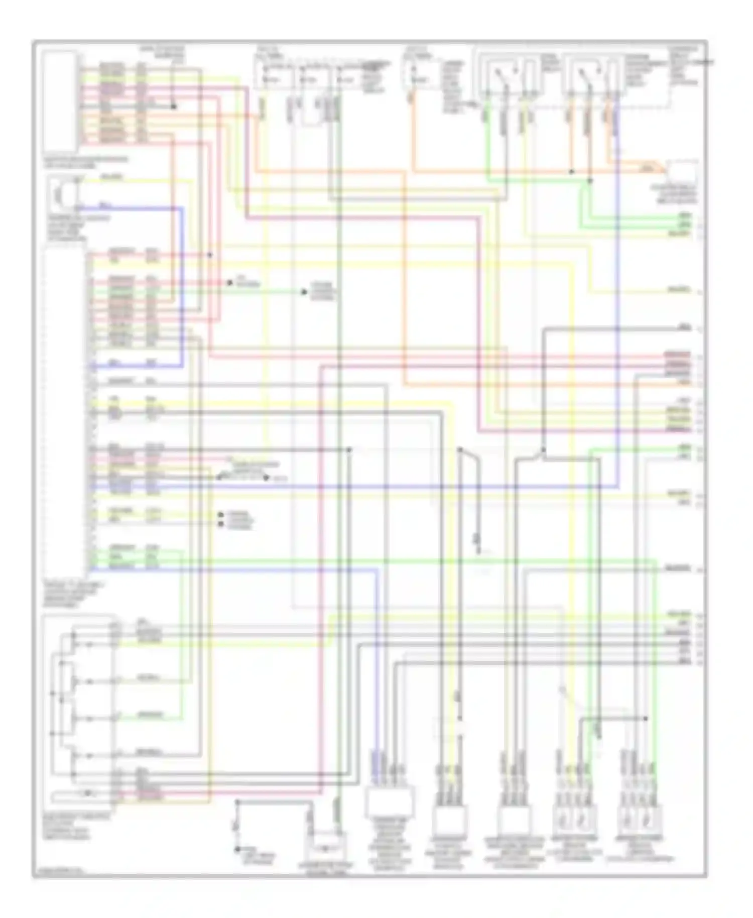 9-3 Saab I (1998-2003): Wiring diagram engine performance 2.0l turbos (1 of 2)