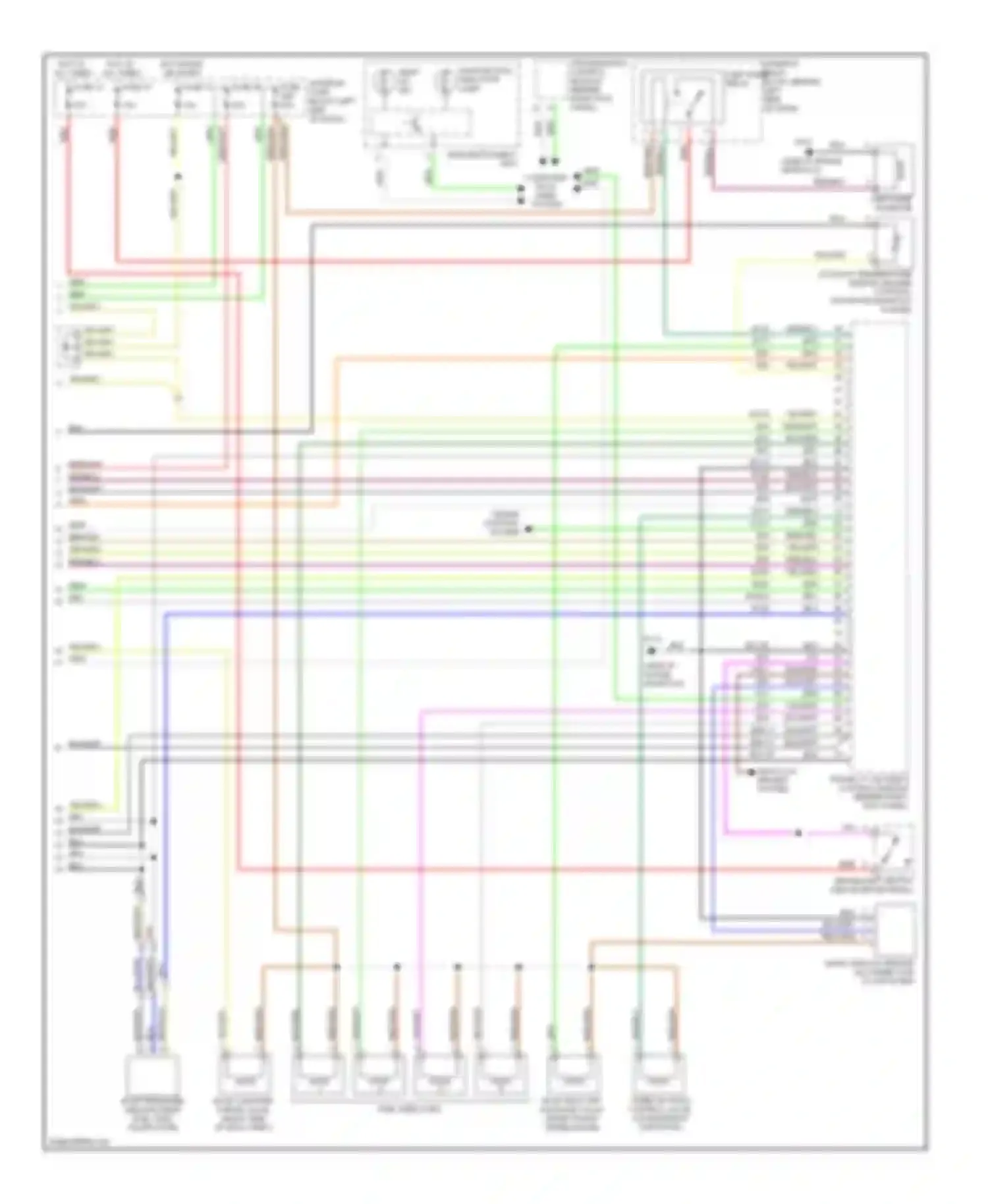9-3 Saab I (1998-2003): Wiring diagram engine performance 2.3l turbos (2 of 2)