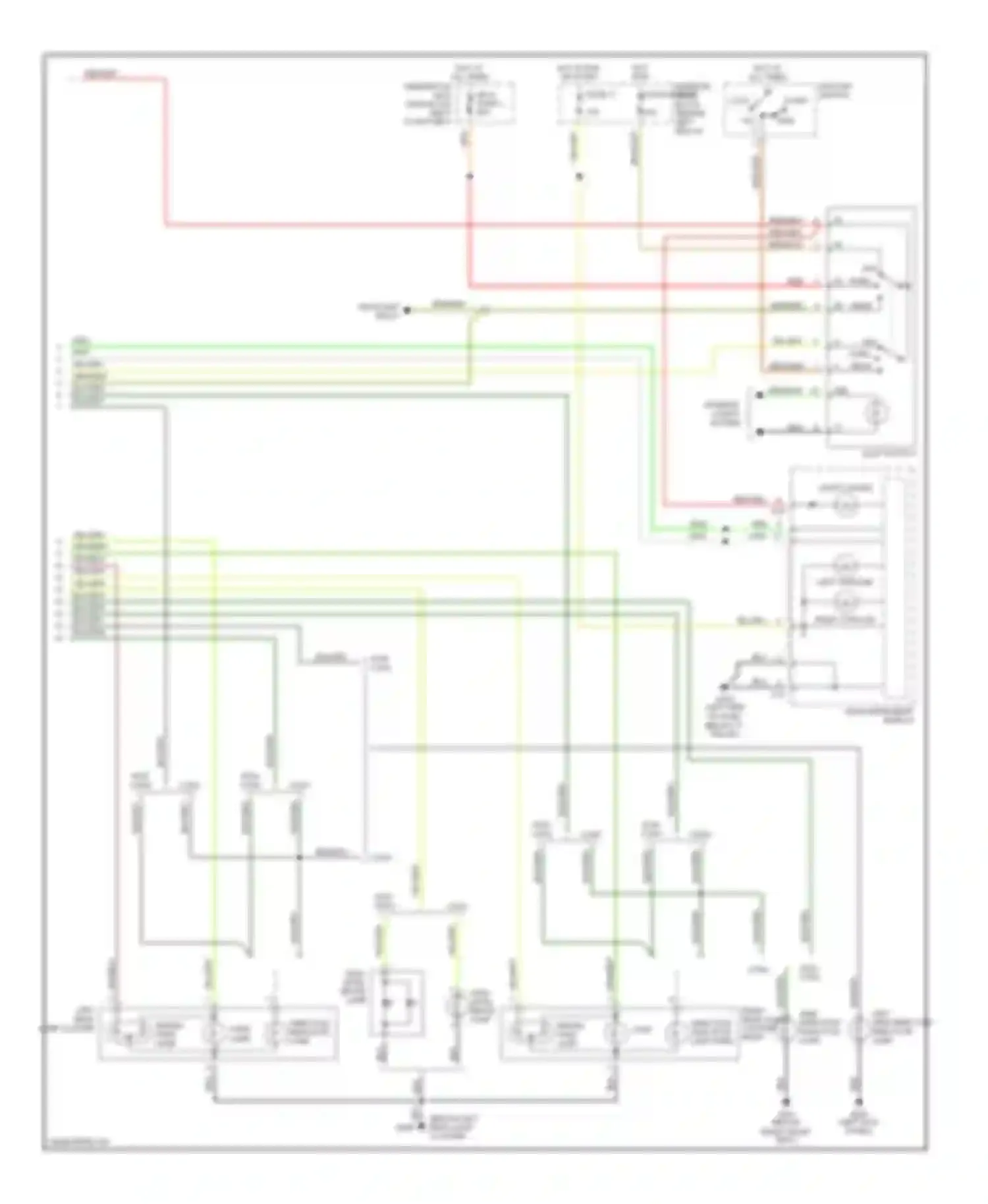 9-3 Saab I (1998-2003): Exterior lamps & trailer connector circuit (2 of 2)