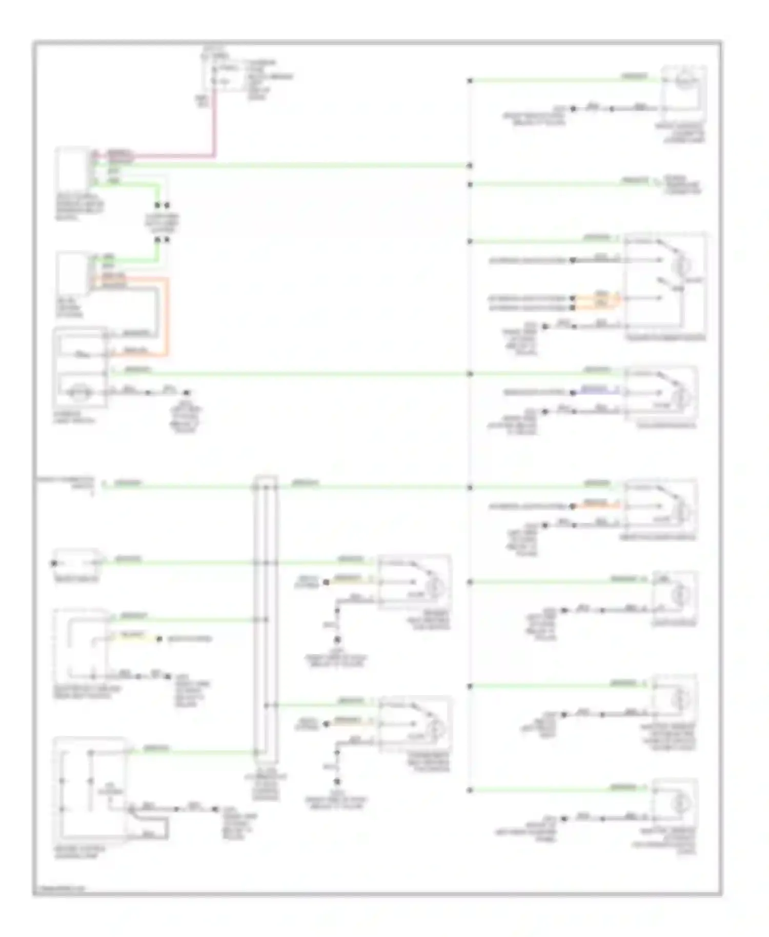 9-3 Saab I (1998-2003): Instrument illumination circuit