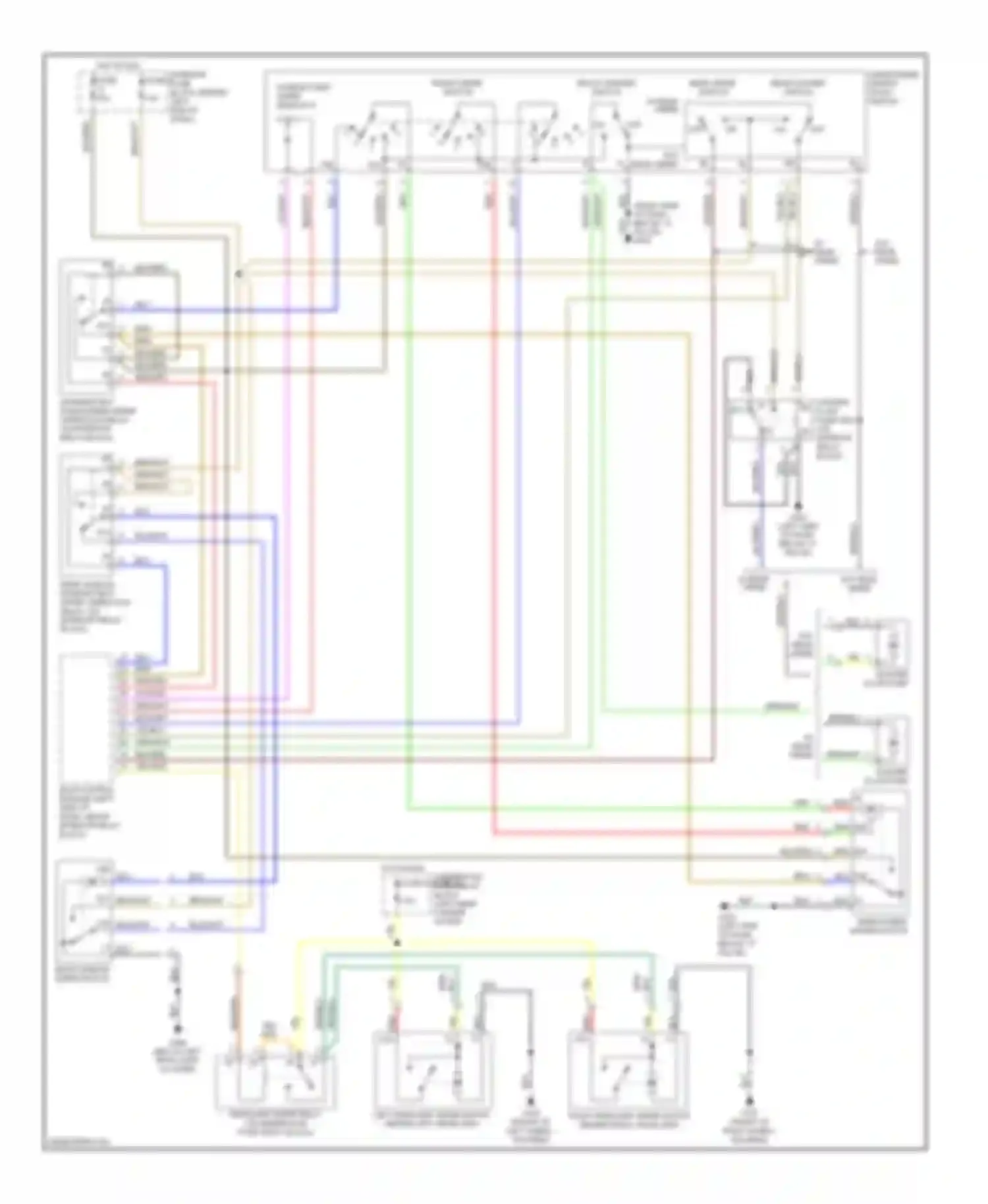 9-3 Saab I (1998-2003): Wiper/washer circuit