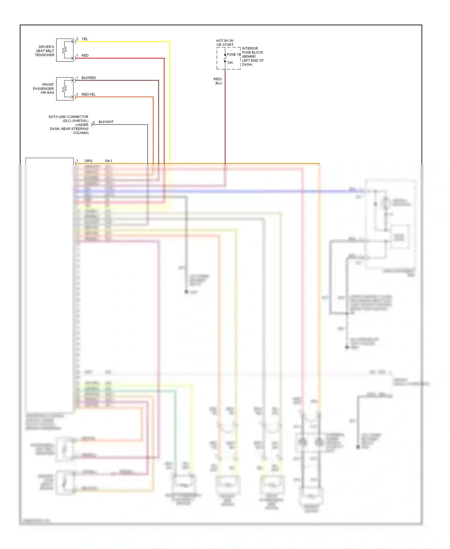 Saab 9-3 I (1998-2003) solid state wiring diagram  (4 of 4)