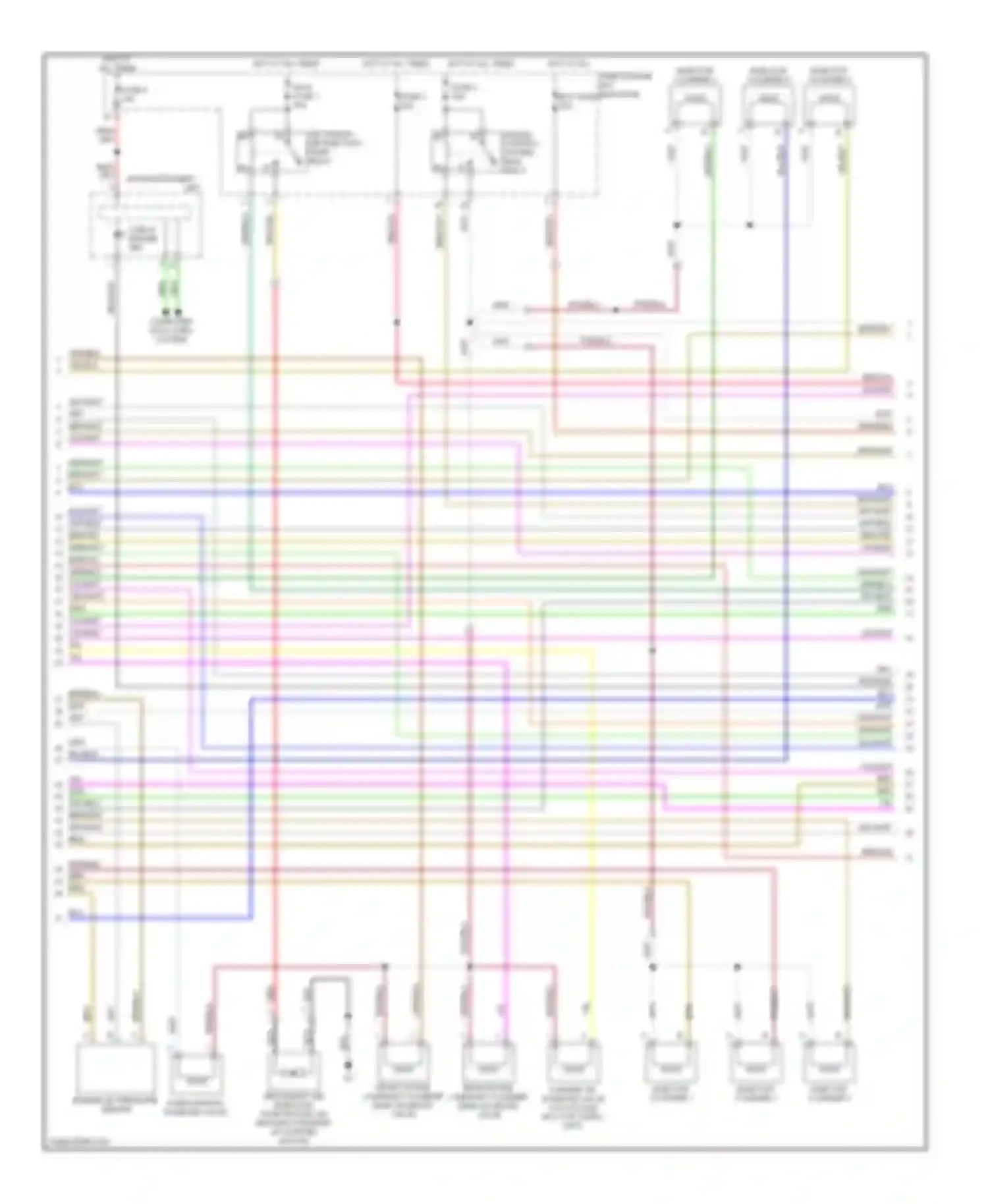 9-3 Saab II (2002-2008): Wiring diagram engine performance 2.8l turbo (2 of 4)